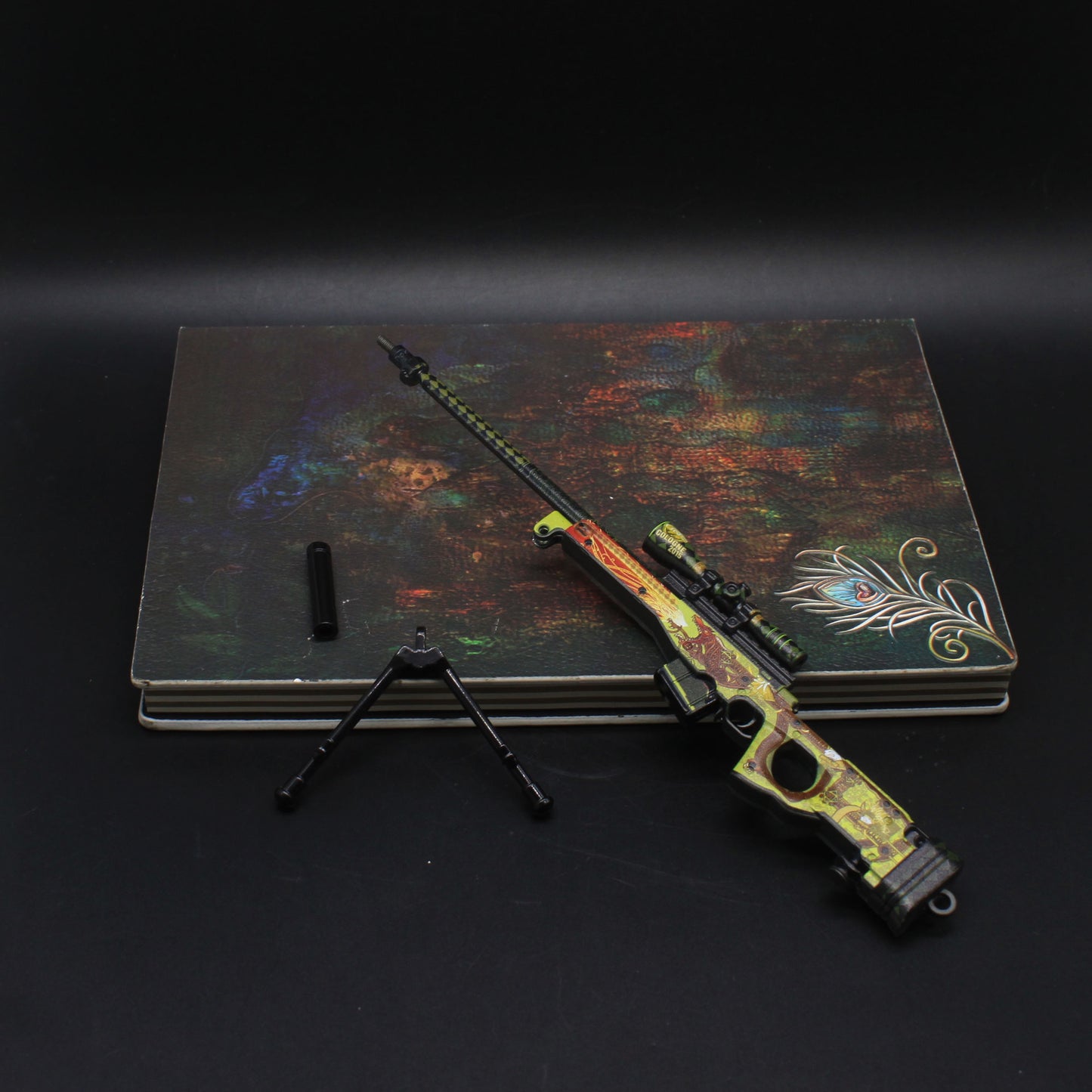 Dragon Lore AWP Miniature Metal Sniper Rifle