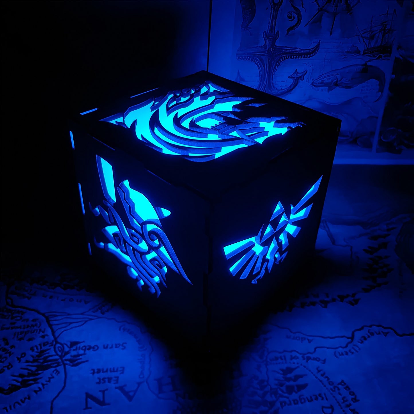 Age of Calamity Tribal Inspired Lantern Desk Decor