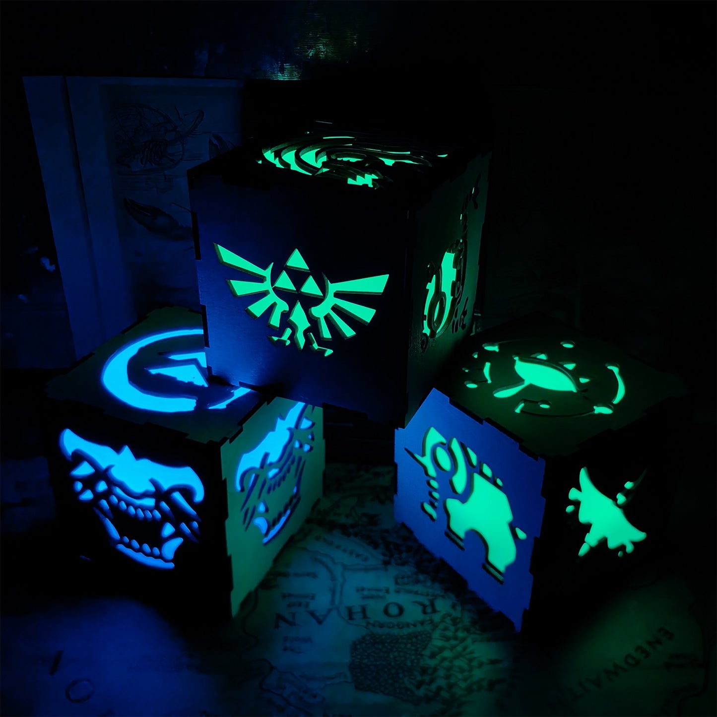 Age of Calamity Tribal Inspired Lantern Desk Decor