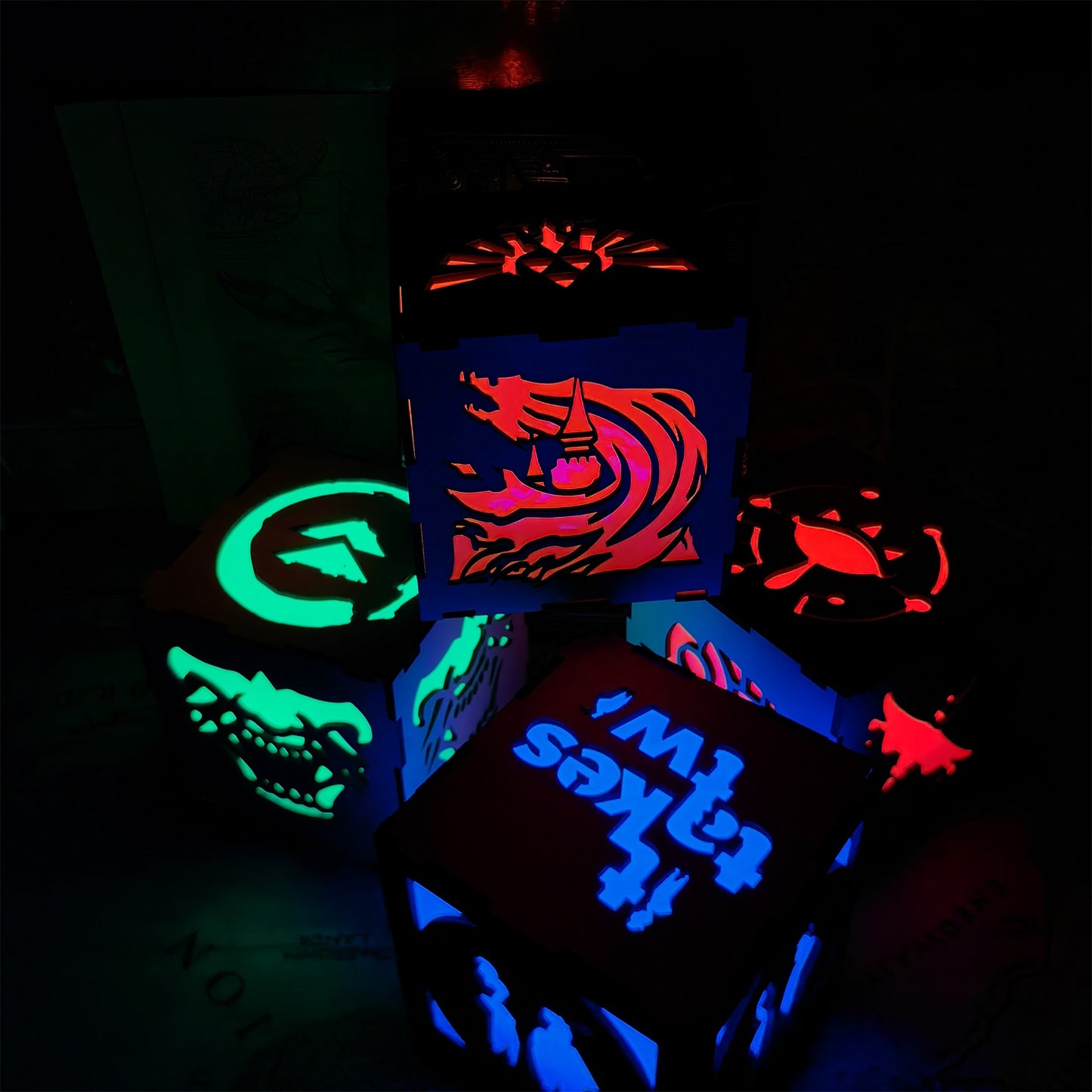 Age of Calamity Tribal Inspired Lantern Desk Decor