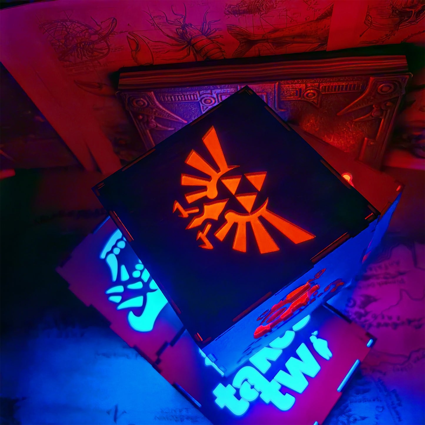 Age of Calamity Tribal Inspired Lantern Desk Decor