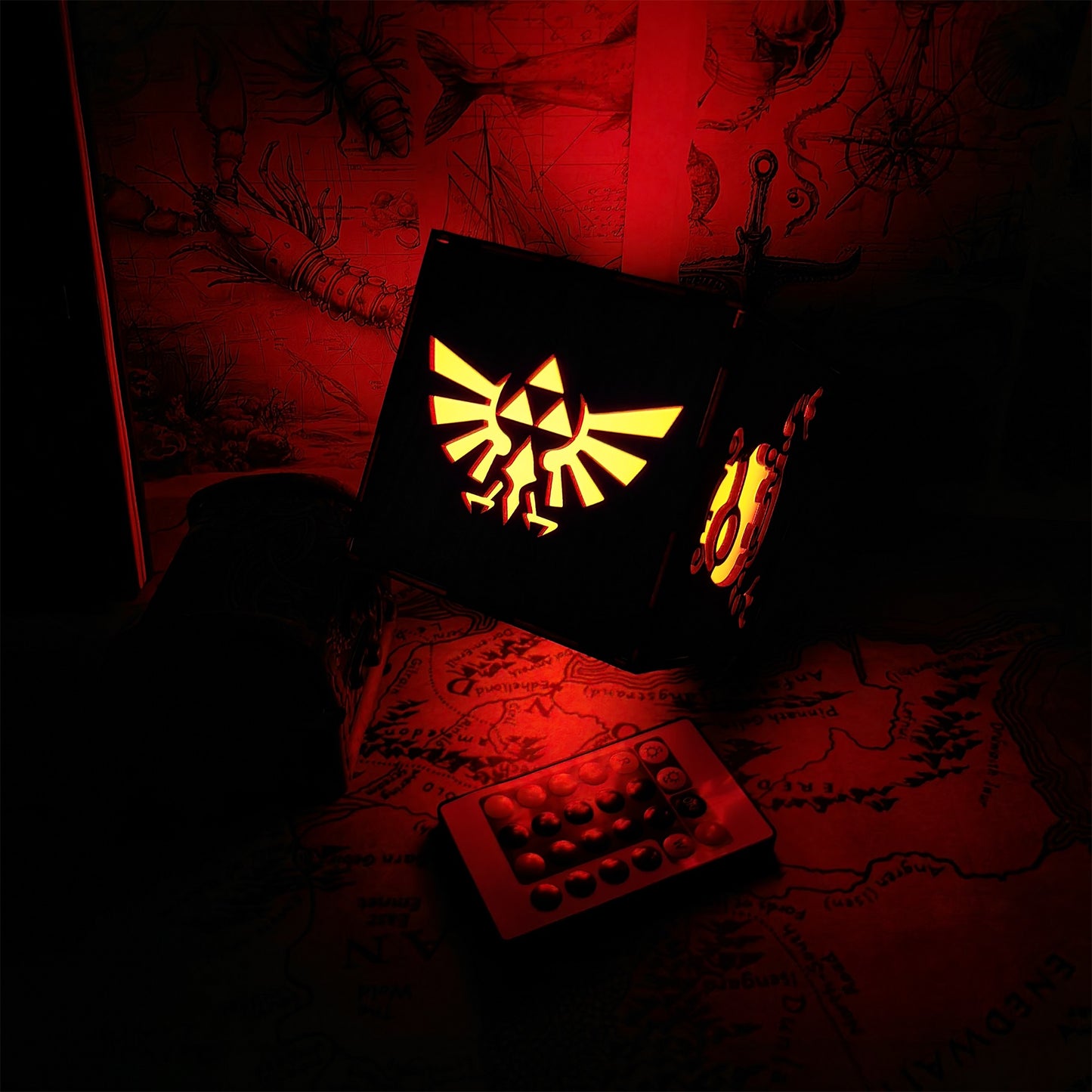 Age of Calamity Tribal Inspired Lantern Desk Decor