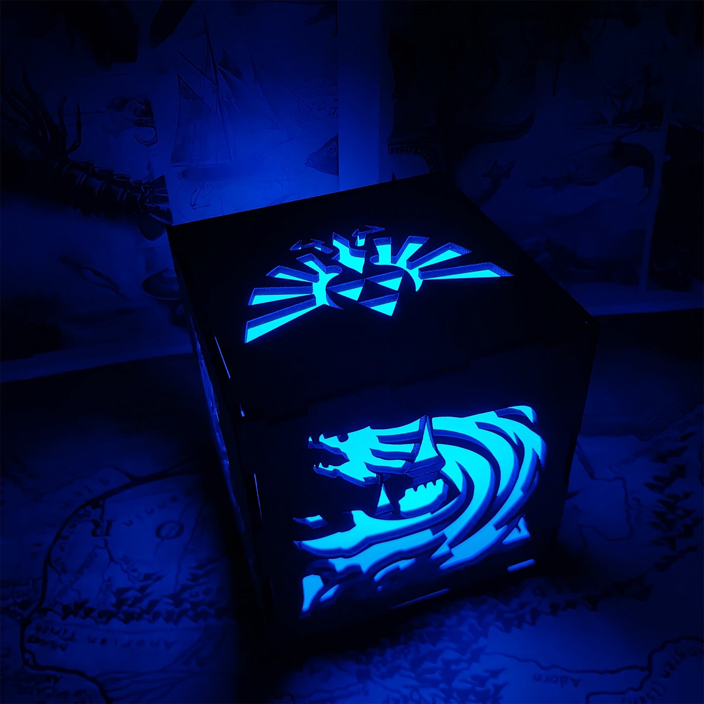 Age of Calamity Tribal Inspired Lantern Desk Decor