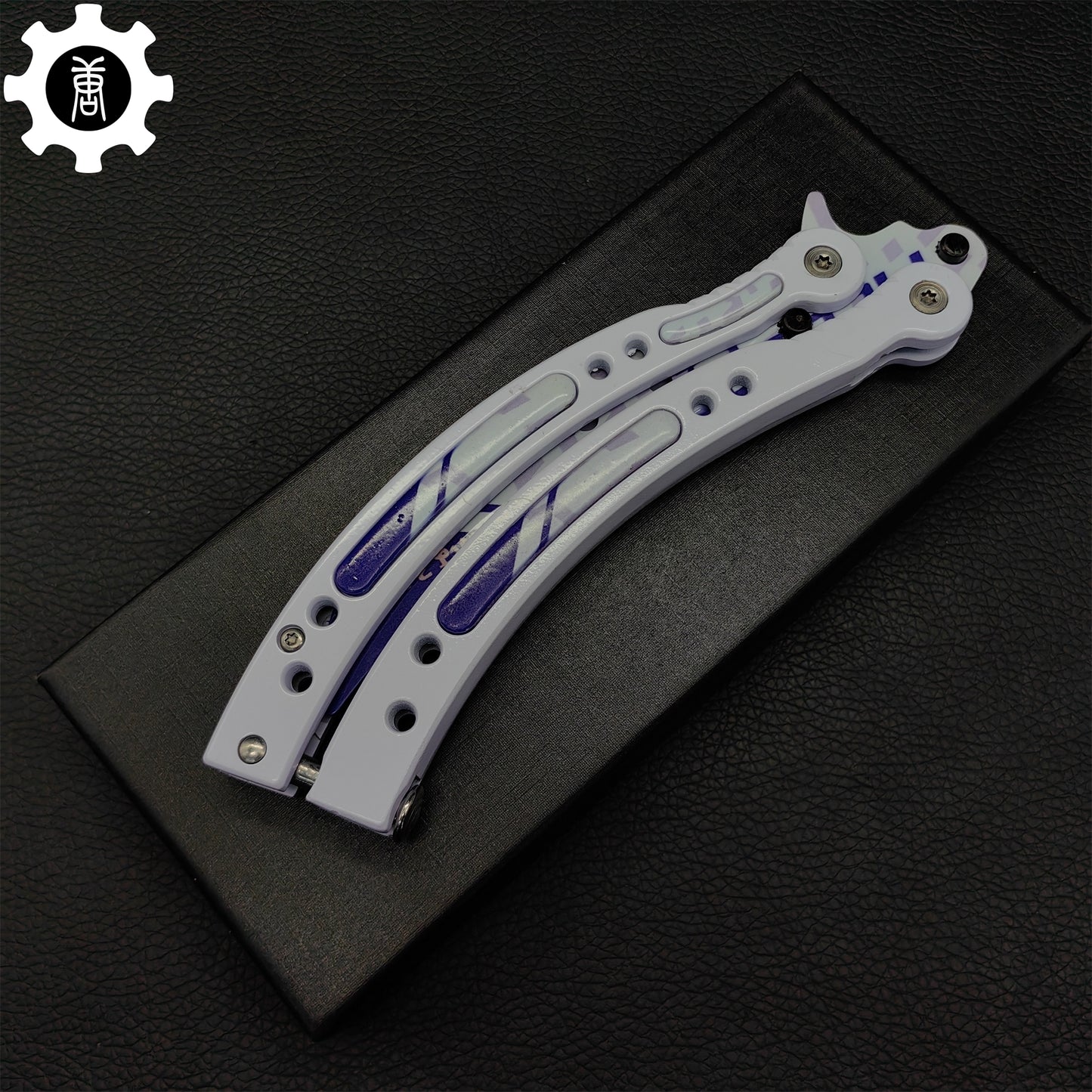 Akihabara Accept Balisong Metal Butterfly Knife Game Prop