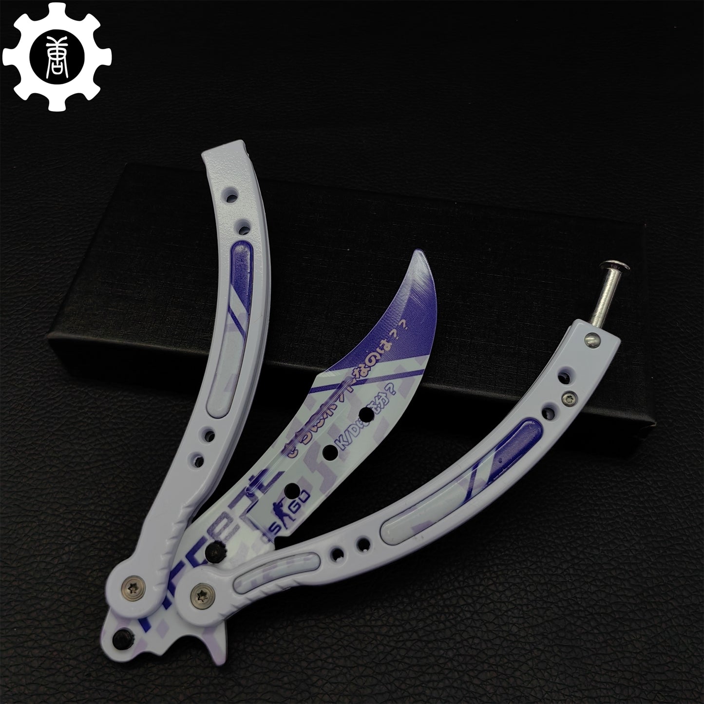 Akihabara Accept Balisong Metal Butterfly Knife Game Prop