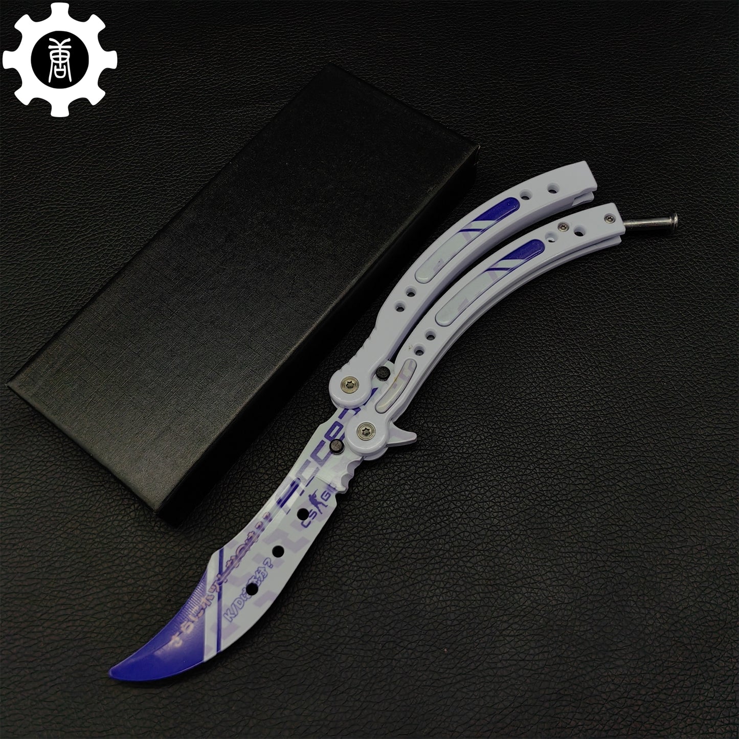 Akihabara Accept Balisong Metal Butterfly Knife Game Prop