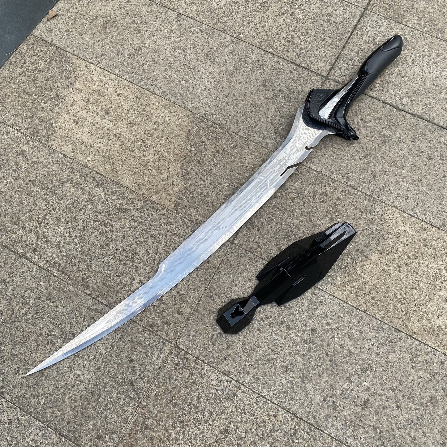 IRL Alita Sword Dull Blade Steel Replica