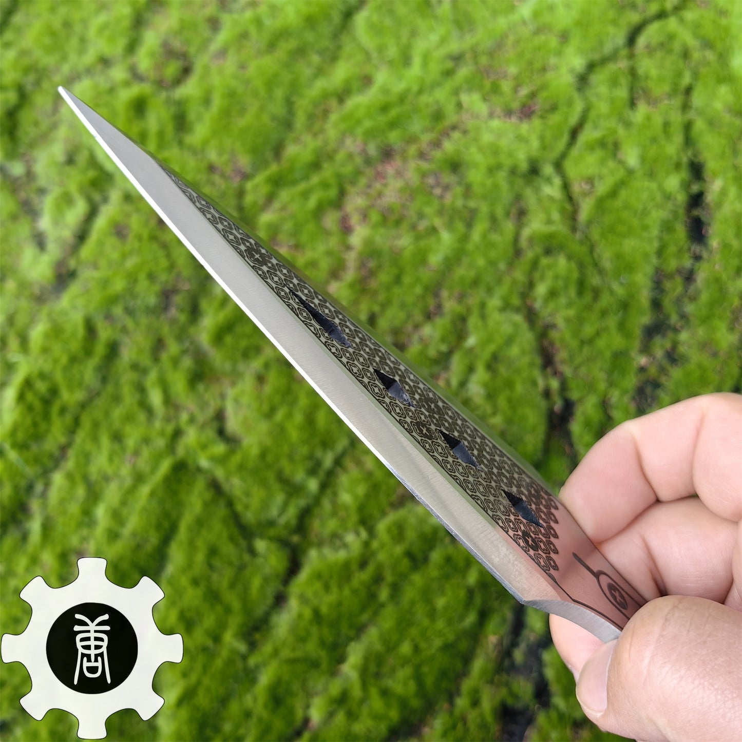 Hand-Forged Steel Wraith Heirloom Kunai Blunt Blade Replica