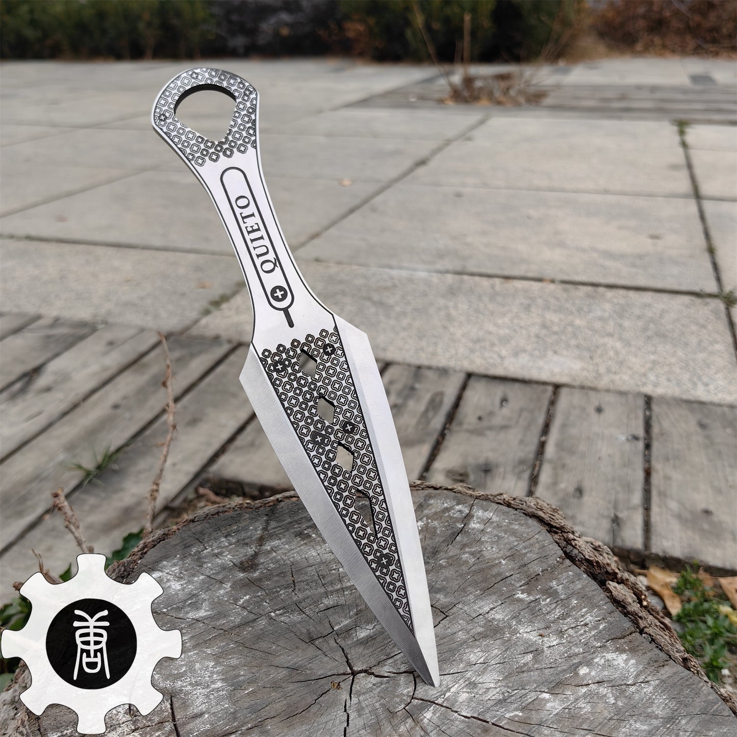 Hand-Forged Steel Wraith Heirloom Kunai Blunt Blade Replica
