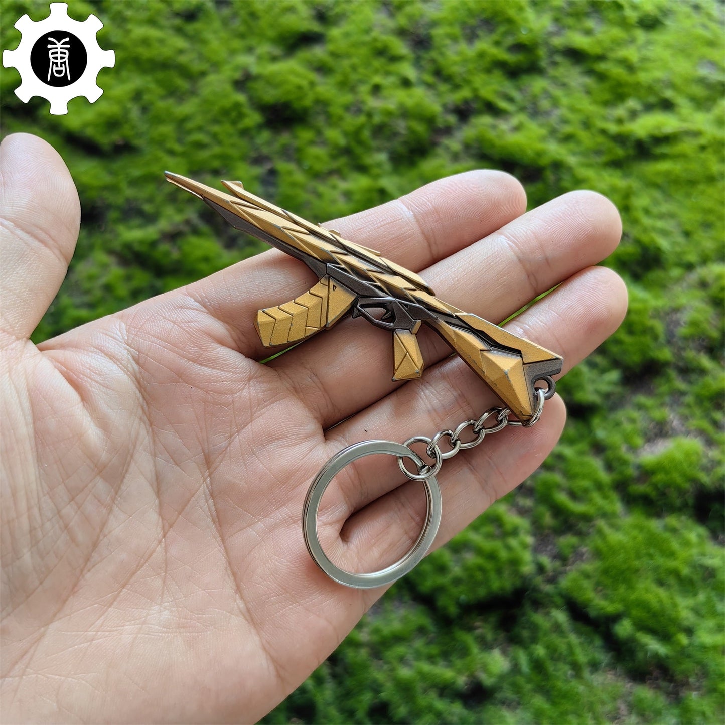 Metal Araxys Vandal Gun Tiny Keychain Pendant