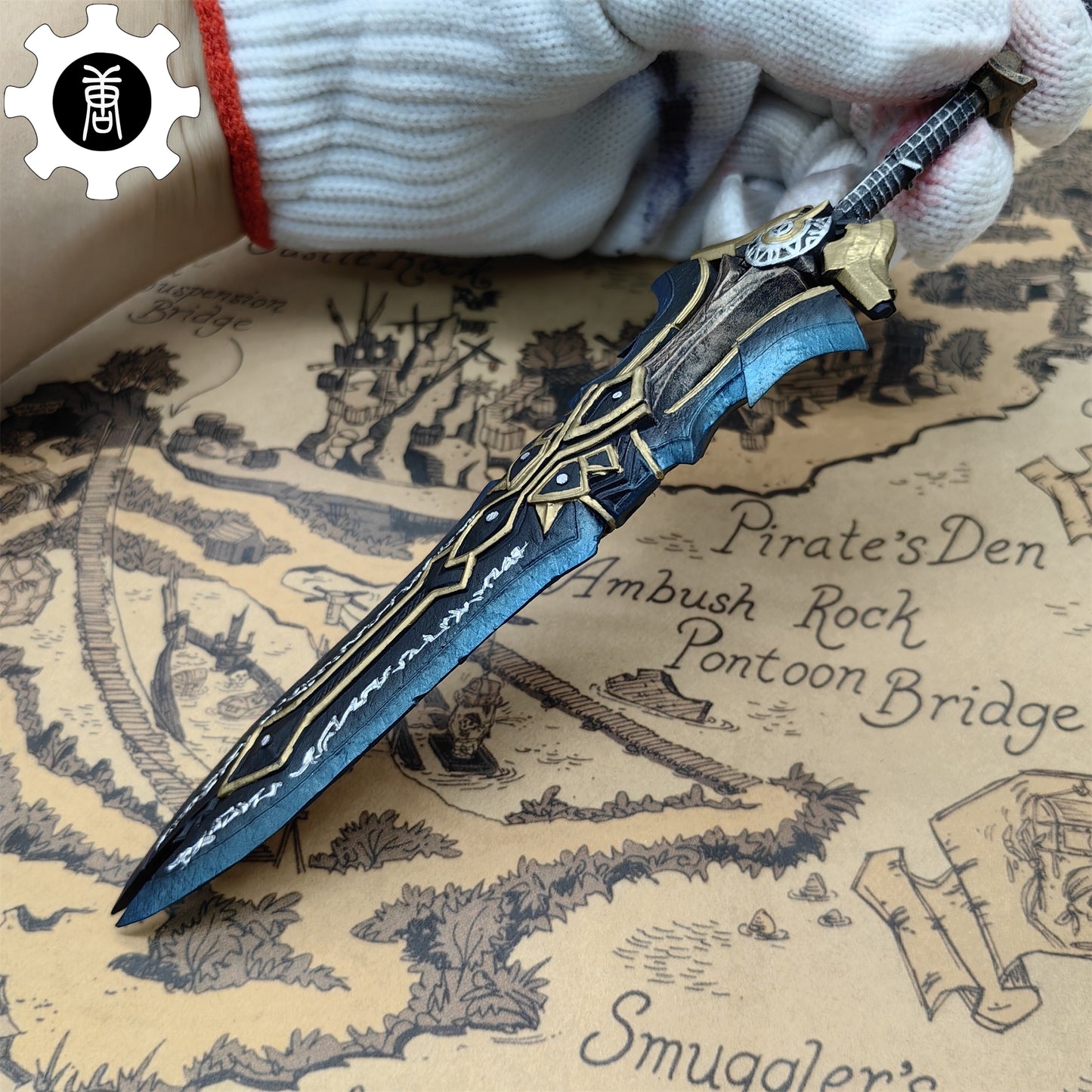 3D Printed 1: 12 Scale Armageddon Blade Replica