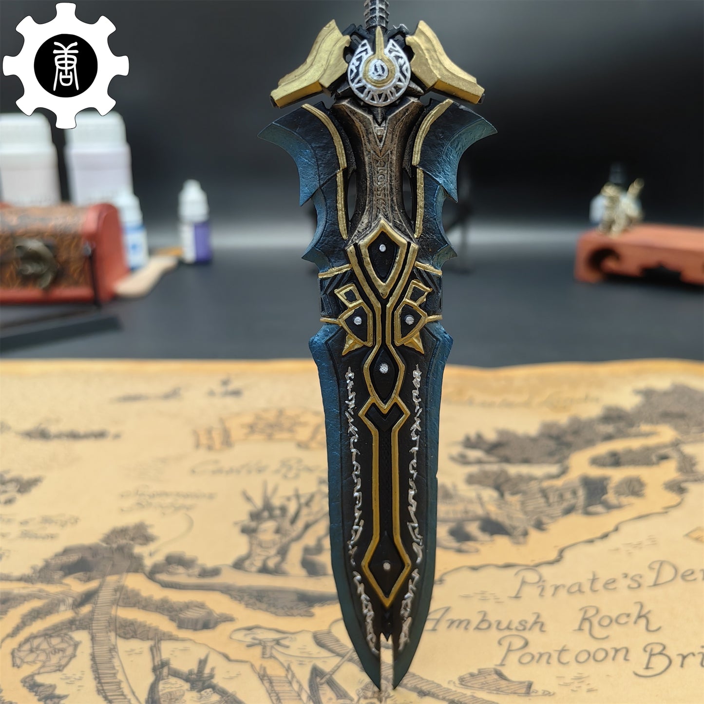 3D Printed 1: 12 Scale Armageddon Blade Replica