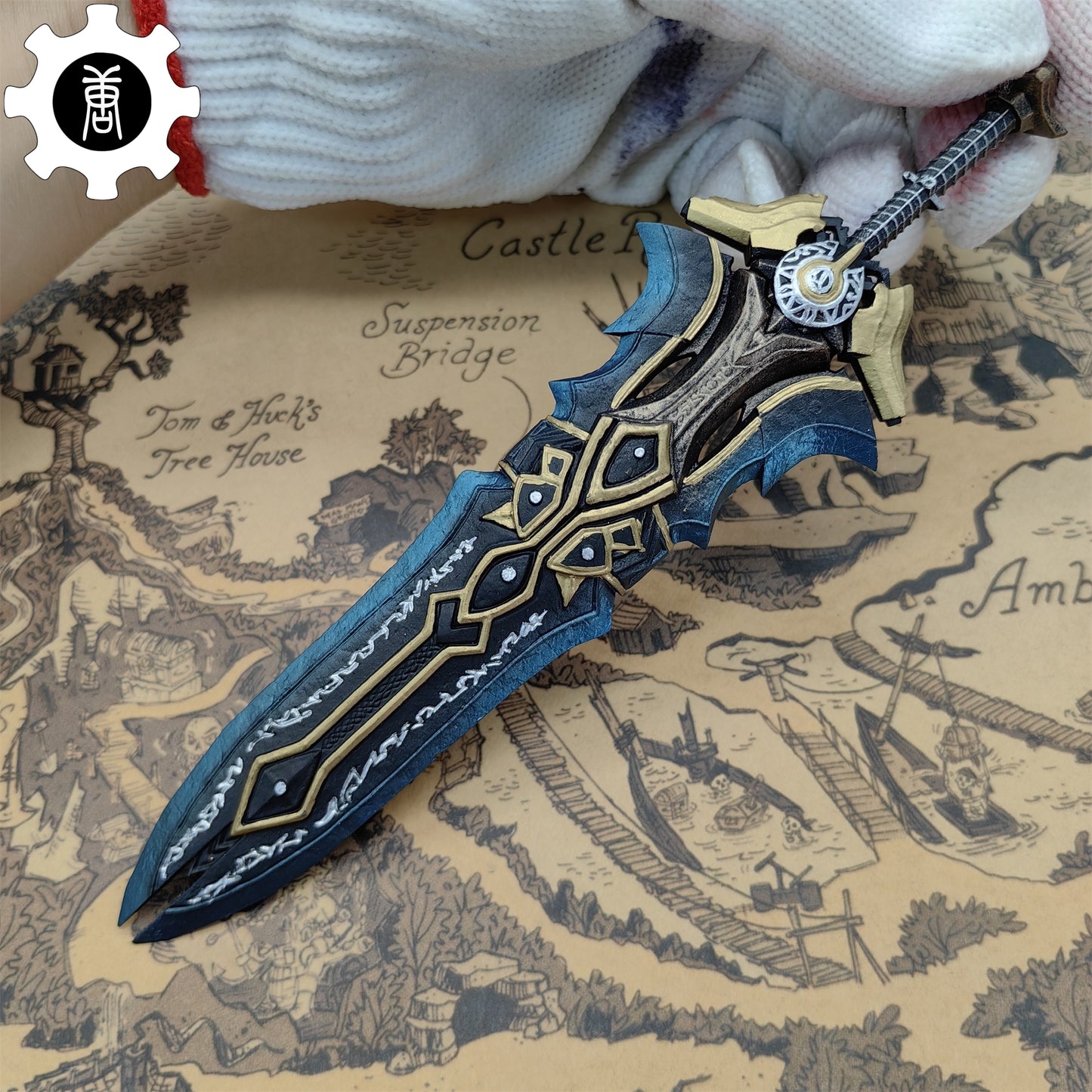 3D Printed 1: 12 Scale Armageddon Blade Replica