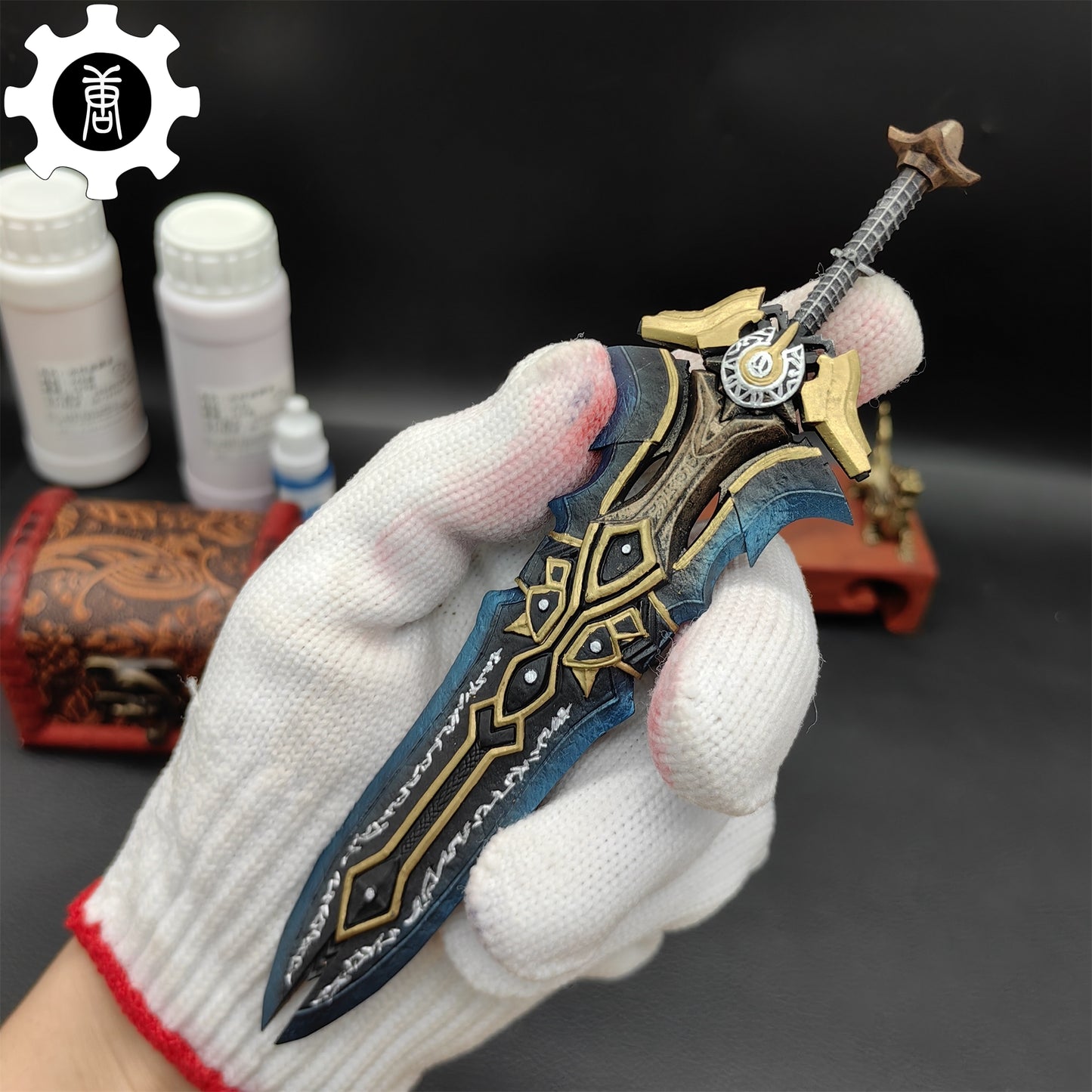 3D Printed 1: 12 Scale Armageddon Blade Replica