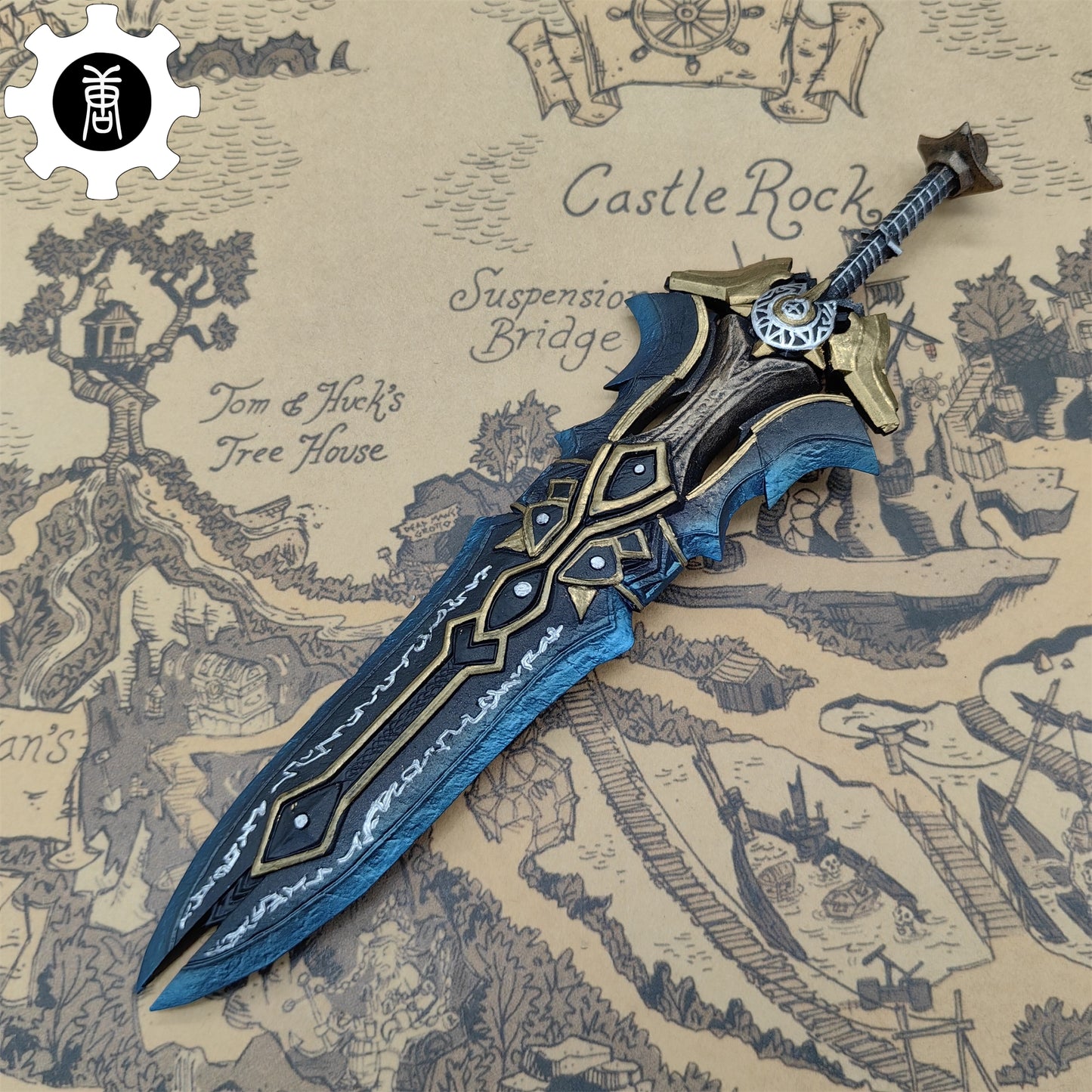 3D Printed 1: 12 Scale Armageddon Blade Replica