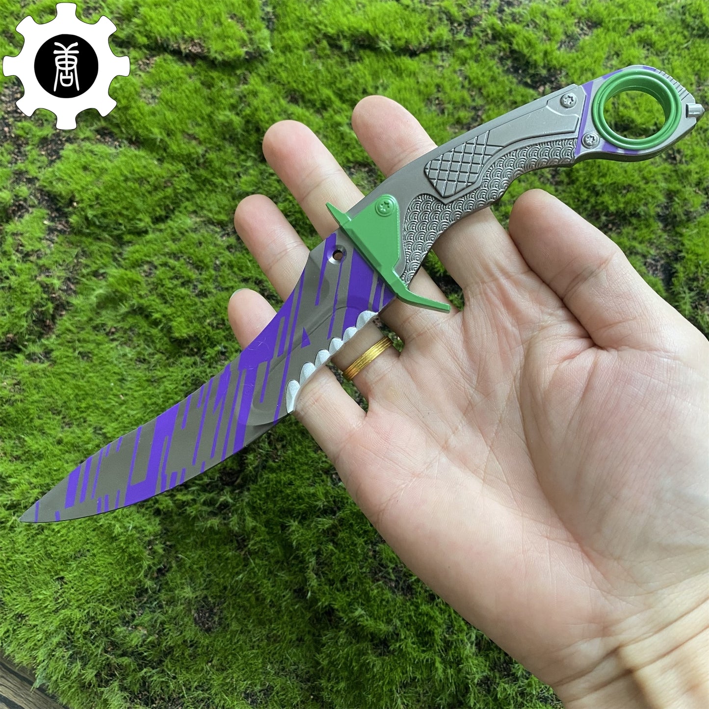 Game Assault Scimitar dagger Metal Prop