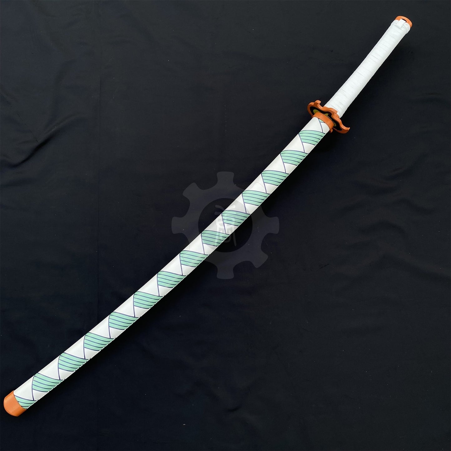IRL Rengoku Nichirin Sword Anime Katana 1045 Carbon Steel Version
