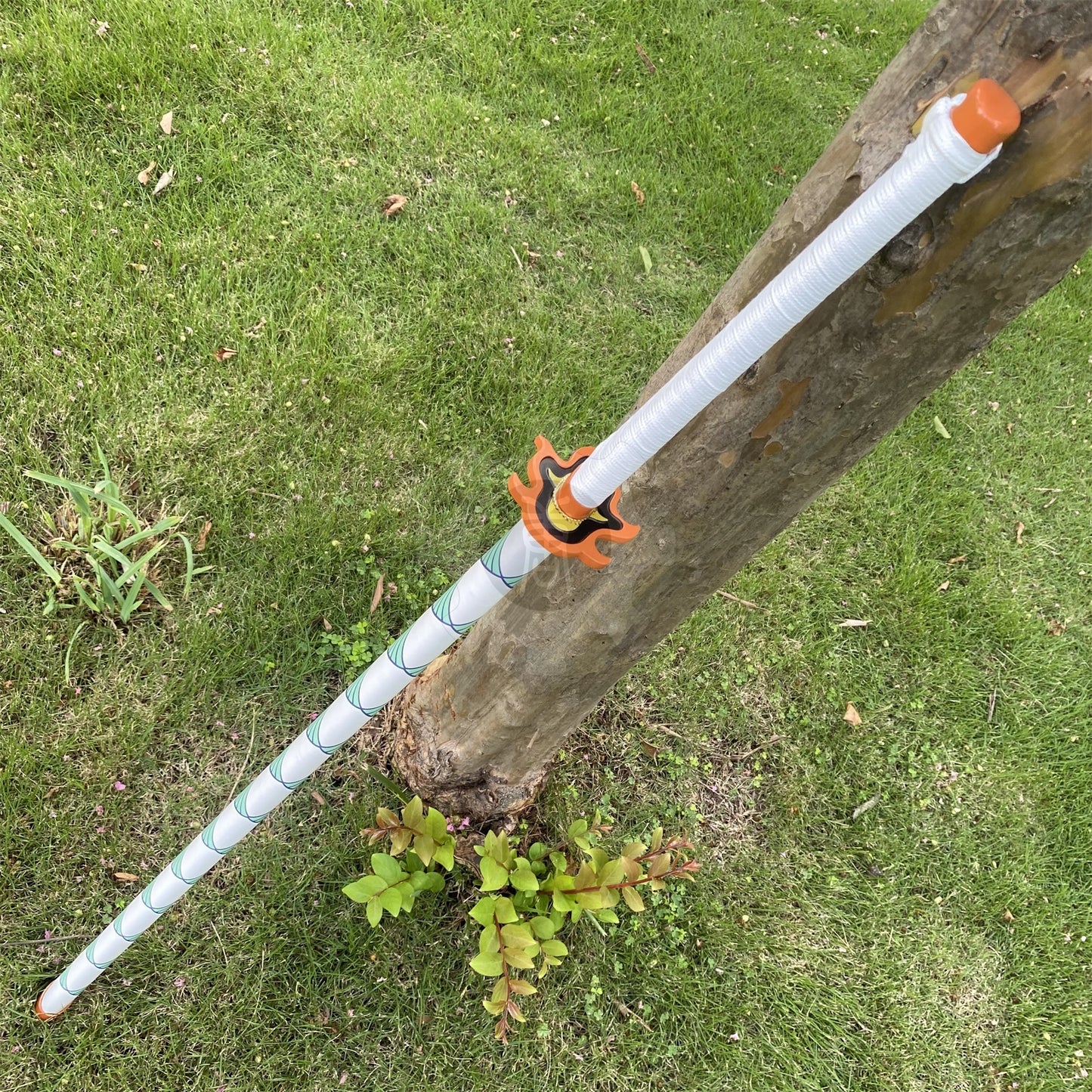 IRL Rengoku Nichirin Sword Anime Katana 1045 Carbon Steel Version