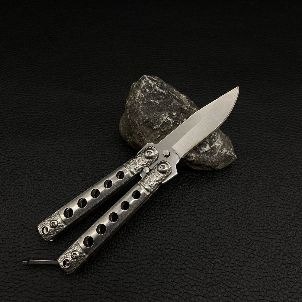 Sharp Blade 4 Color Balisong Butterfly Knife Trainer