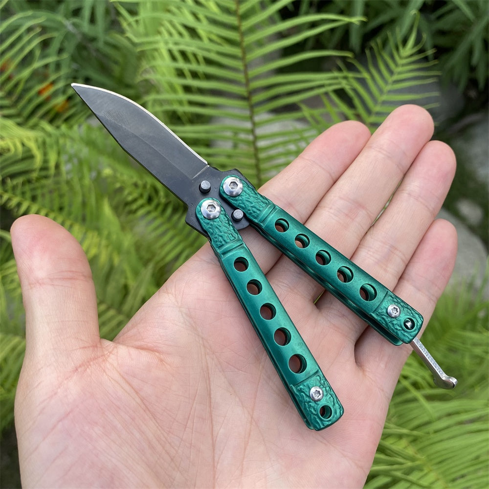 Sharp Blade 4 Color Balisong Butterfly Knife Trainer