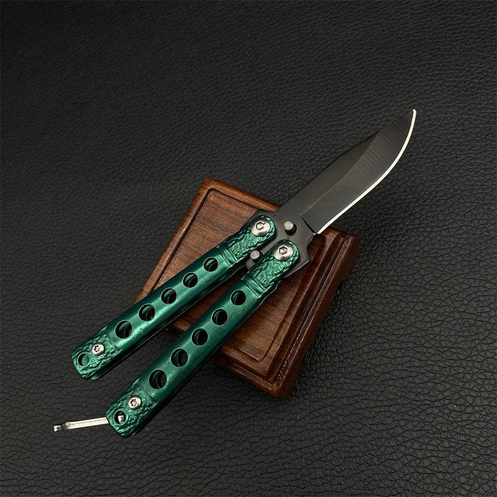 Sharp Blade 4 Color Balisong Butterfly Knife Trainer