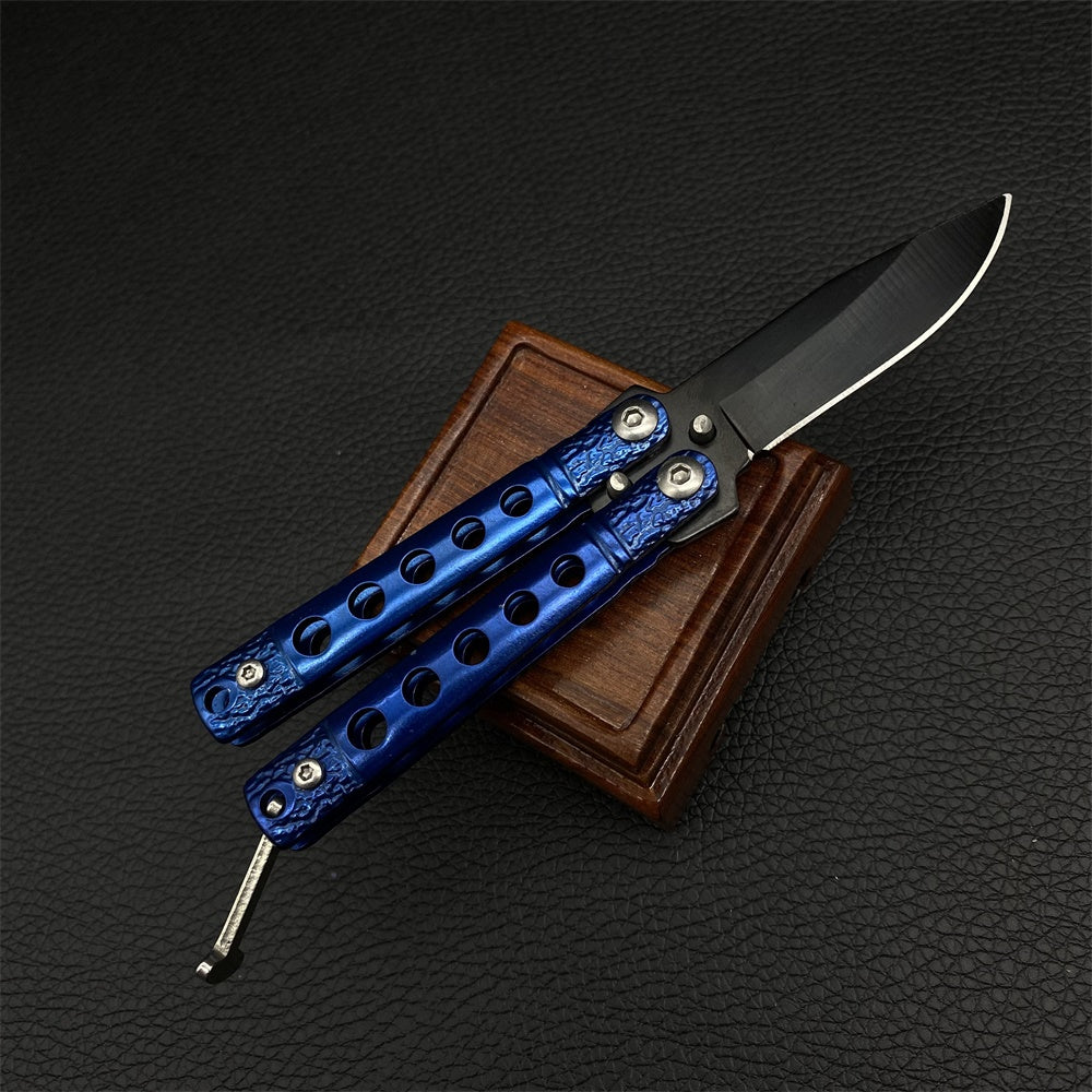Sharp Blade 4 Color Balisong Butterfly Knife Trainer