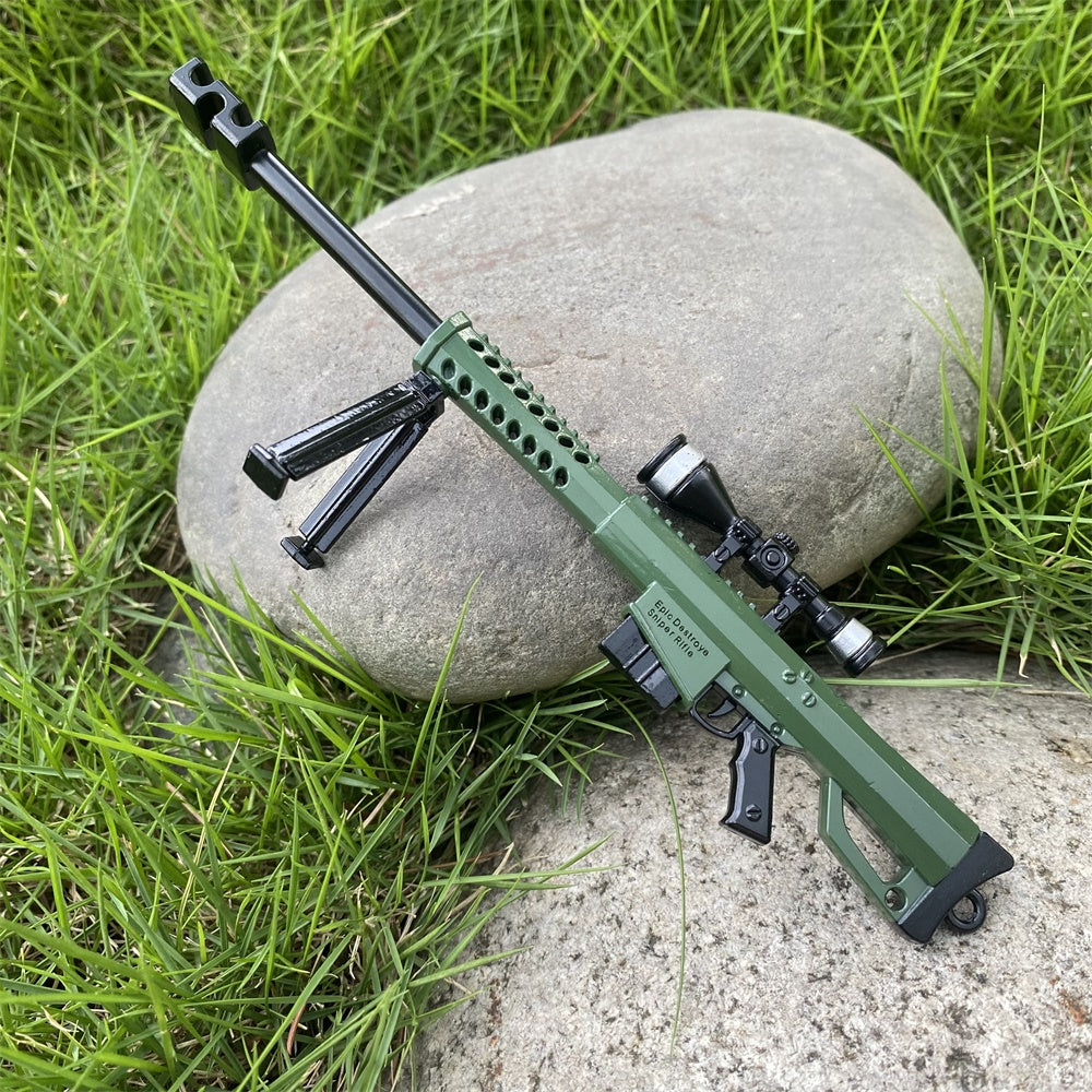 Miniature Metal Barrett Heavy Sniper Rifle 17.5CM/6.8"