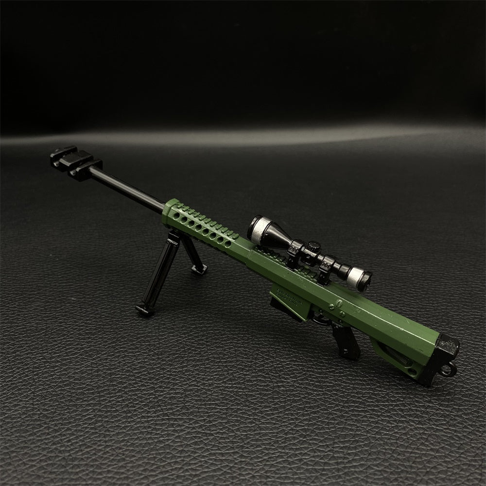Miniature Metal Barrett Heavy Sniper Rifle 17.5CM/6.8"