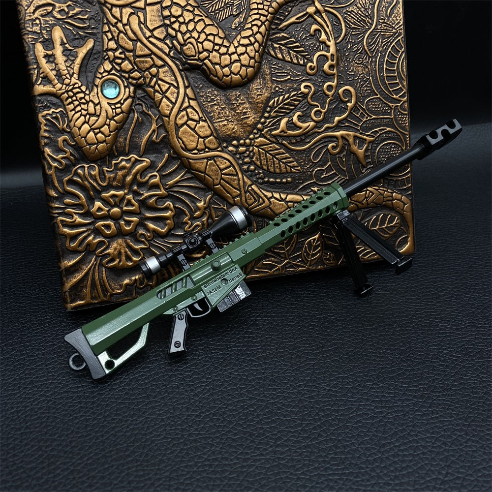 Miniature Metal Barrett Heavy Sniper Rifle 17.5CM/6.8"