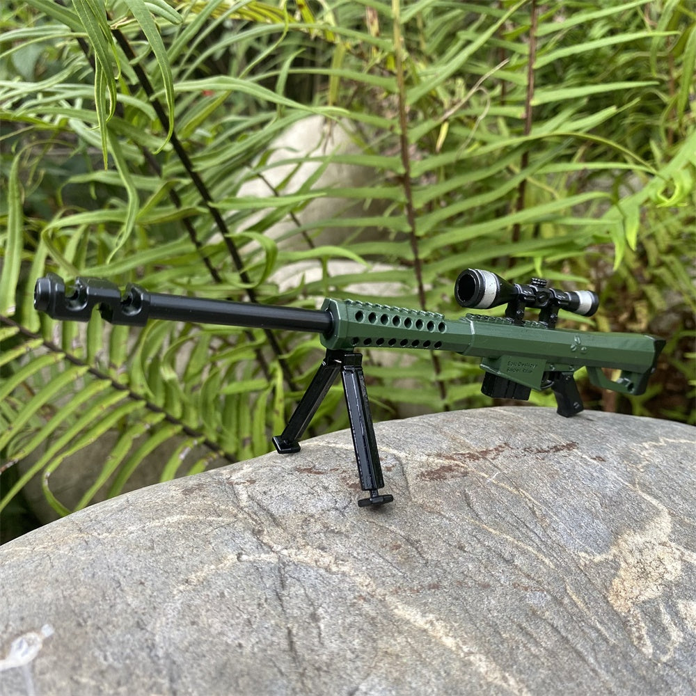 Miniature Metal Barrett Heavy Sniper Rifle 17.5CM/6.8"
