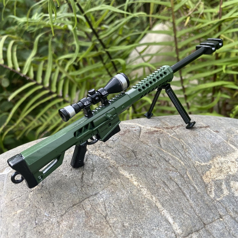 Miniature Metal Barrett Heavy Sniper Rifle 17.5CM/6.8"
