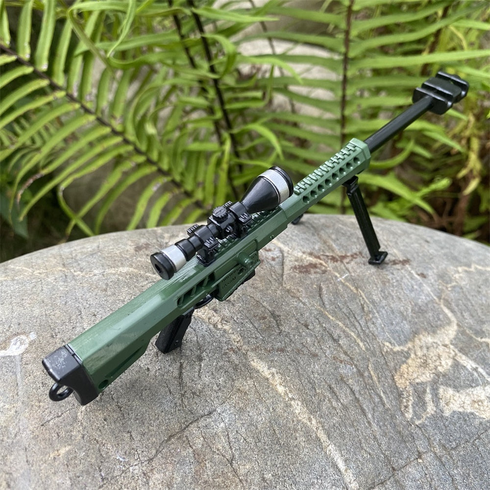 Miniature Metal Barrett Heavy Sniper Rifle 17.5CM/6.8"