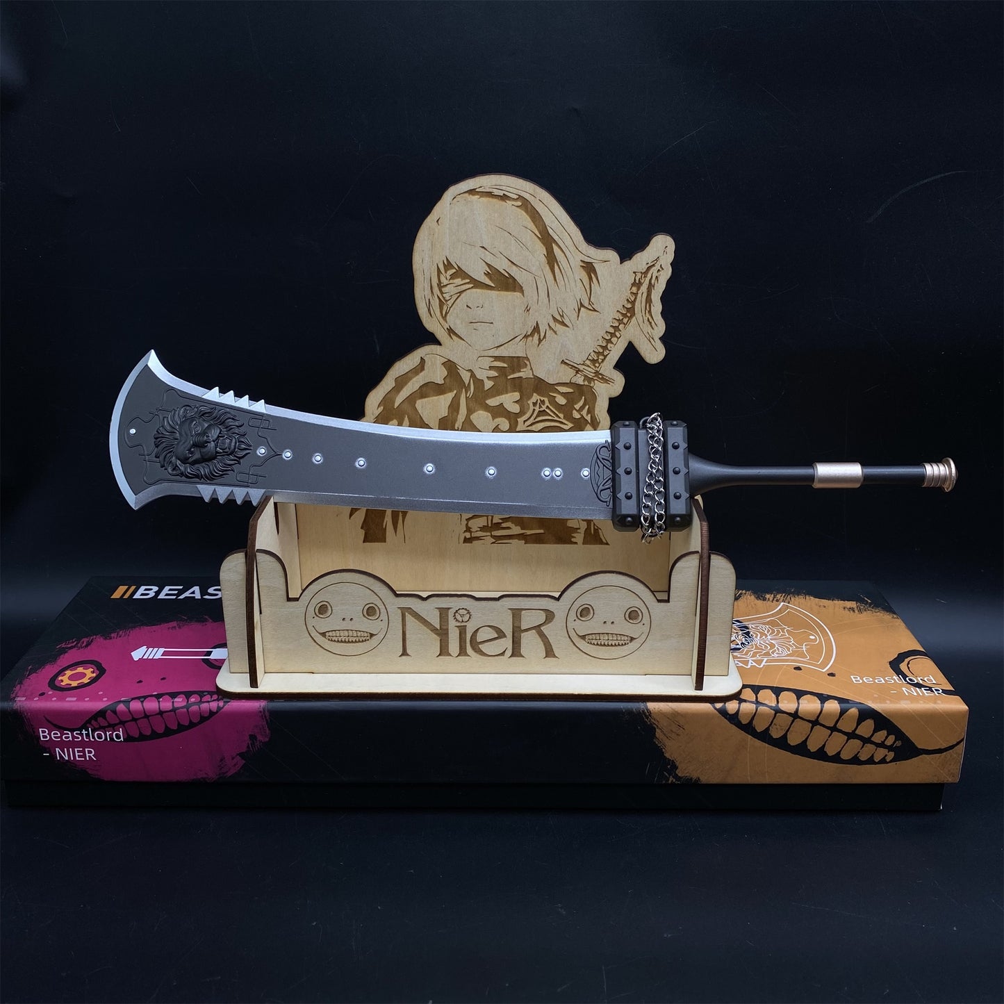 Metal Beastlord Sword Replica With Gift Box
