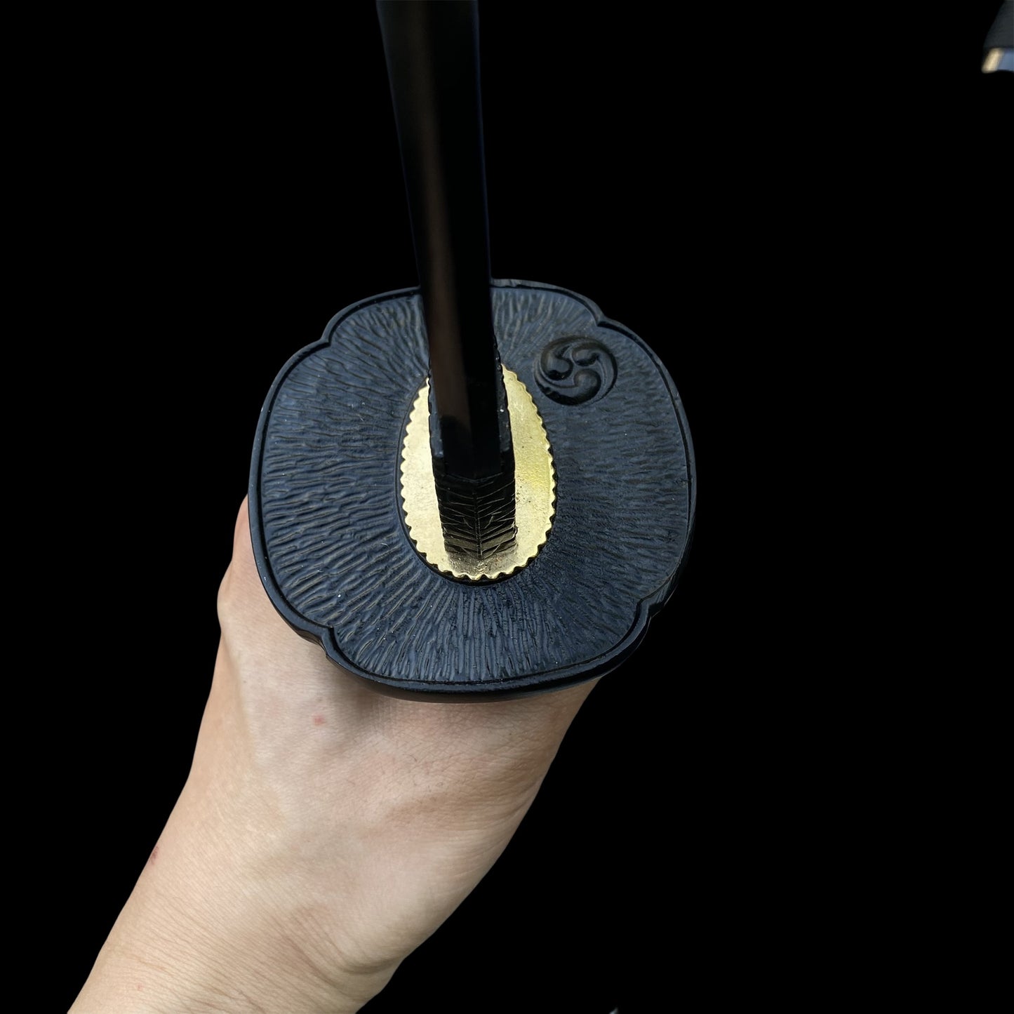 Japanese Katana Life-size Black Dragon's Fang Katana Replica