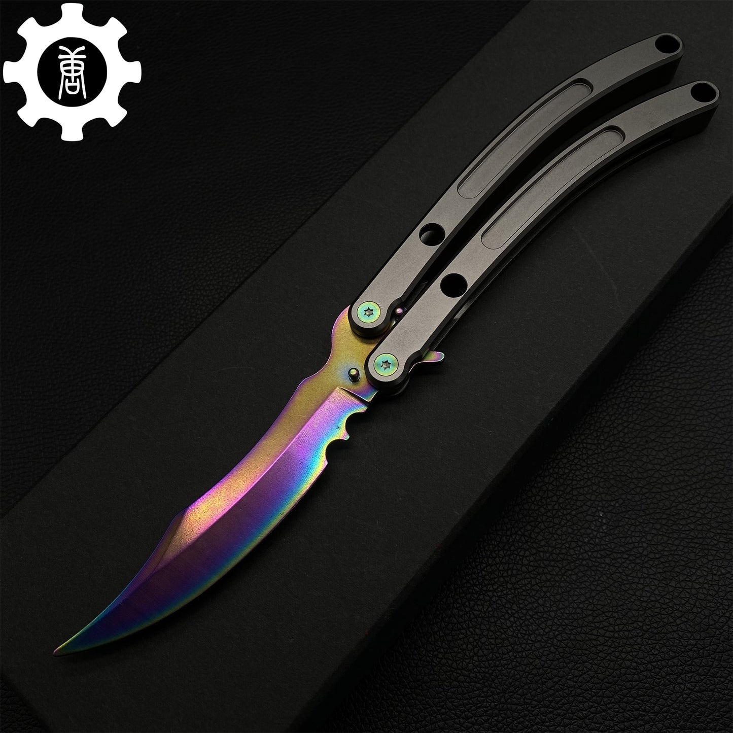 Black Market Butterfly Knife High-End CNC Balisong Trainer