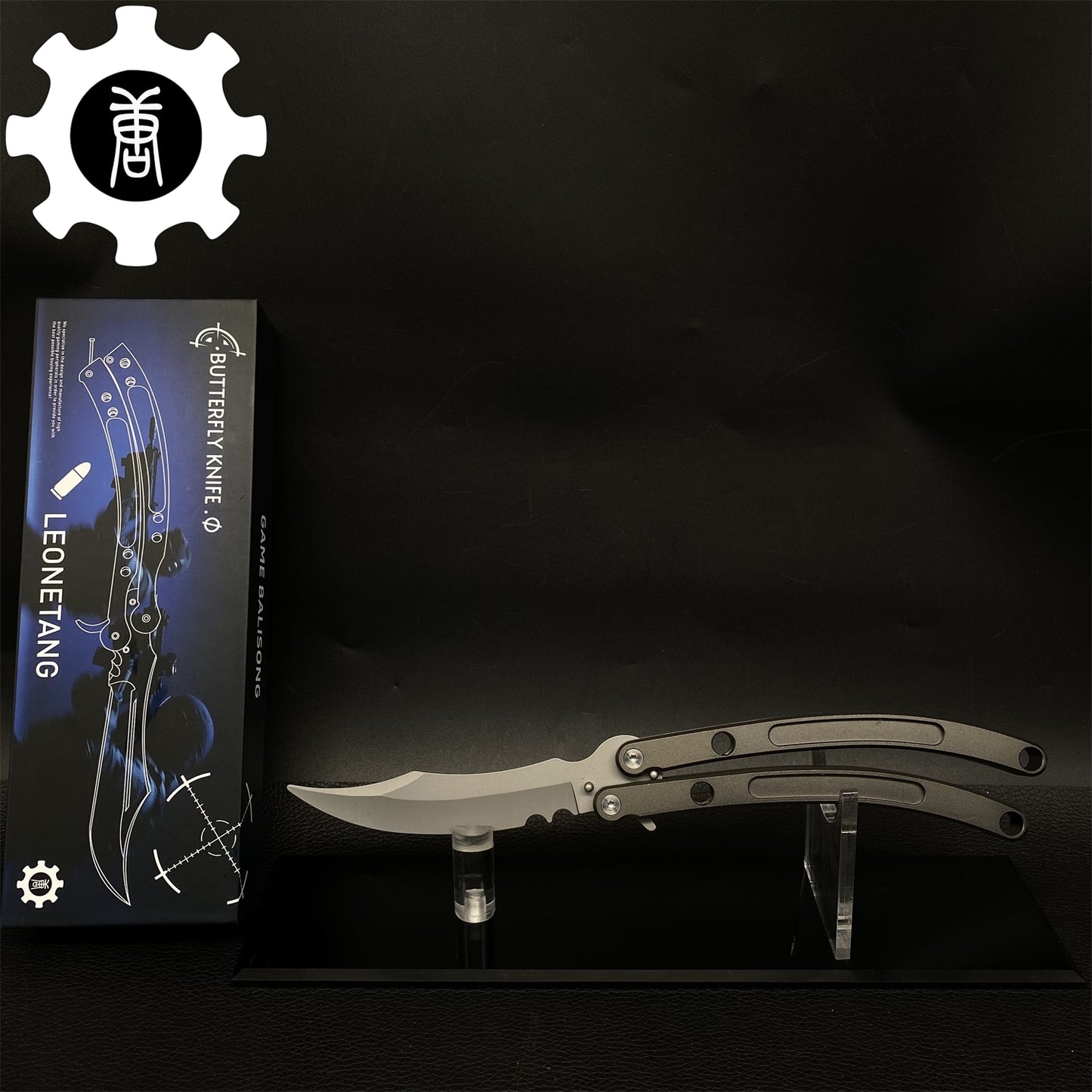 Black Market Butterfly Knife High-End CNC Balisong Trainer