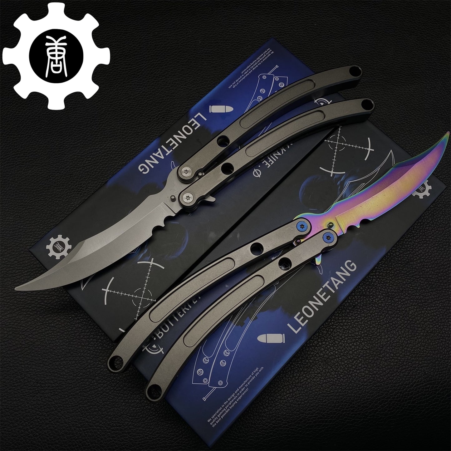 Black Market Butterfly Knife High-End CNC Balisong Trainer