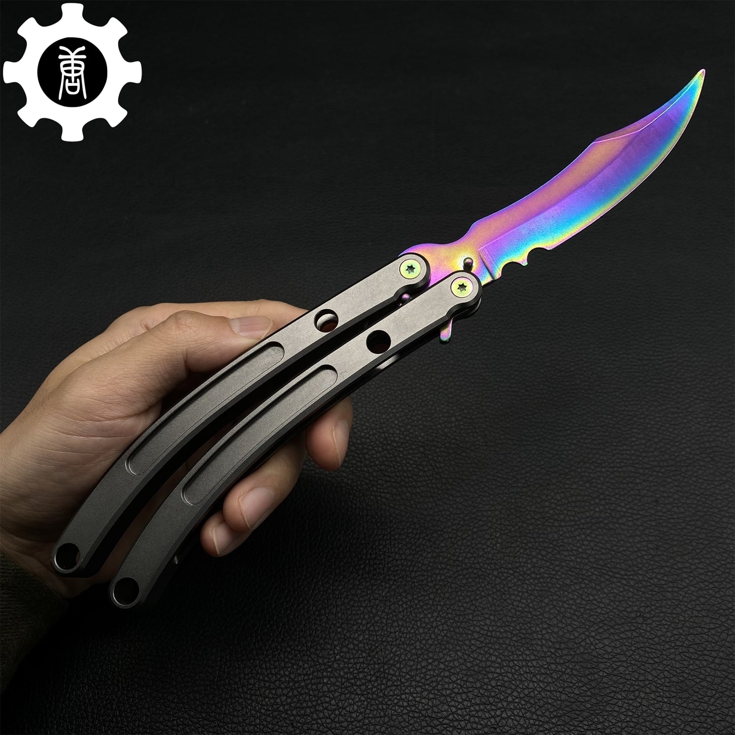 Black Market Butterfly Knife High-End CNC Balisong Trainer