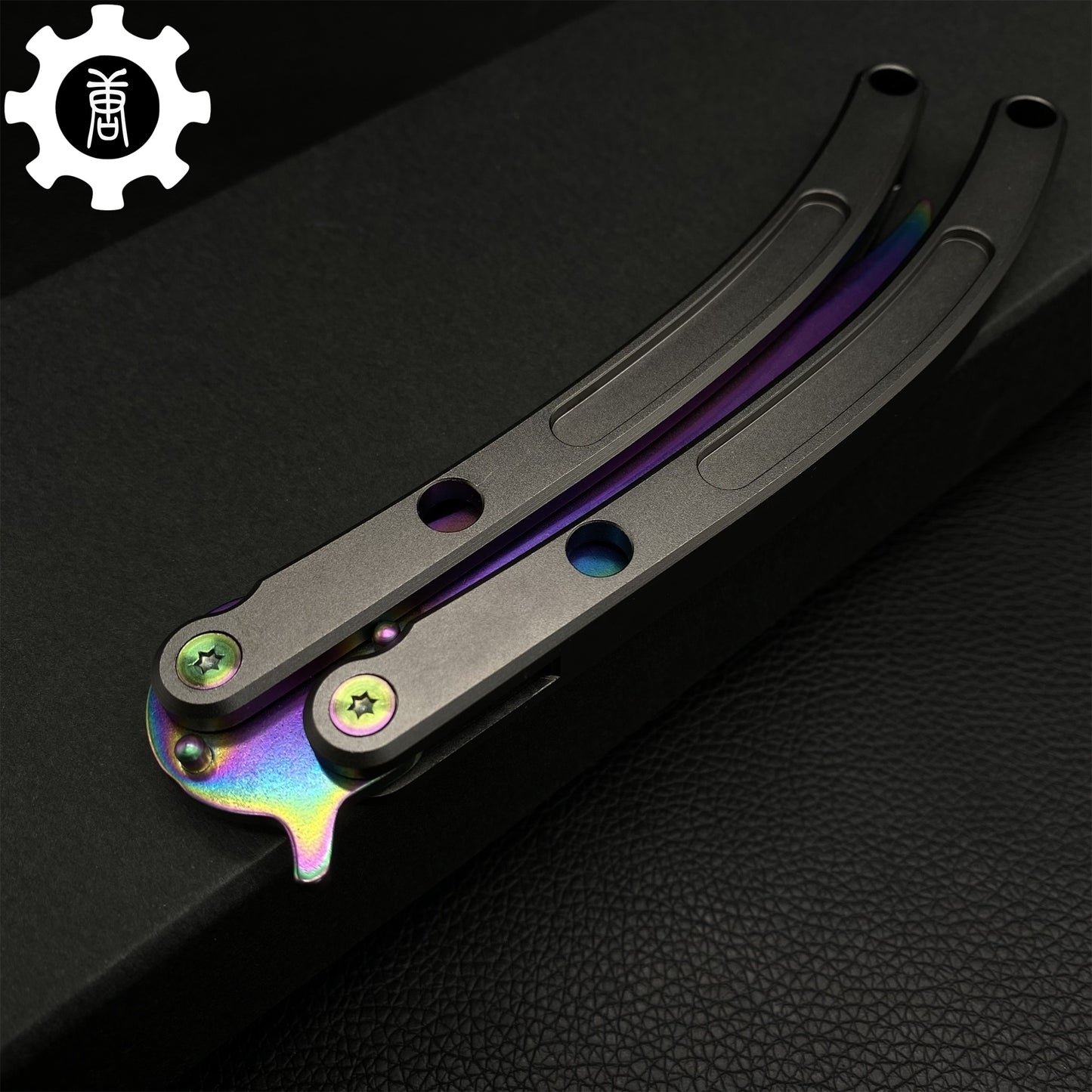 Black Market Butterfly Knife High-End CNC Balisong Trainer