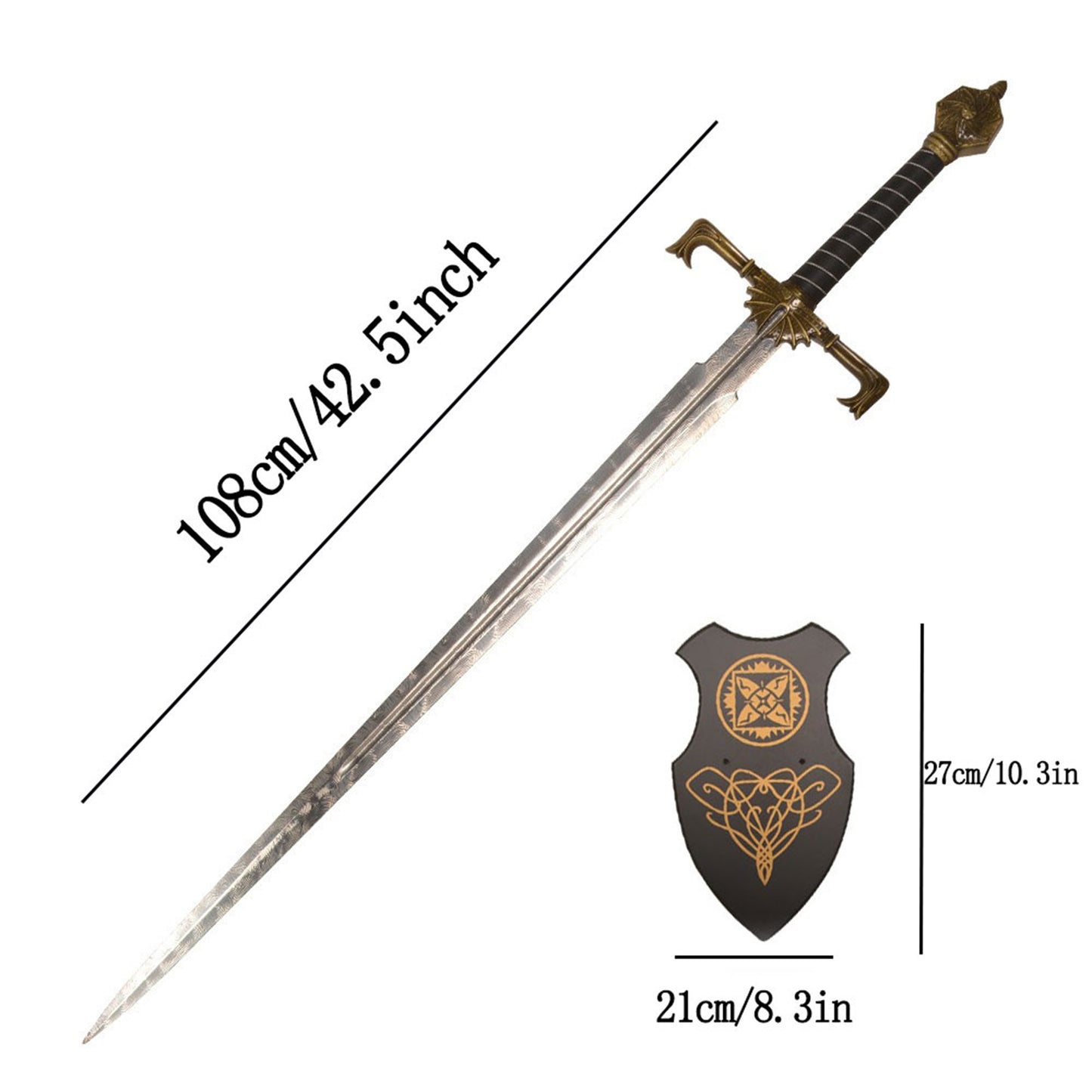 Blackfyre Sword Life-size Cosplay Prop Metal Replica