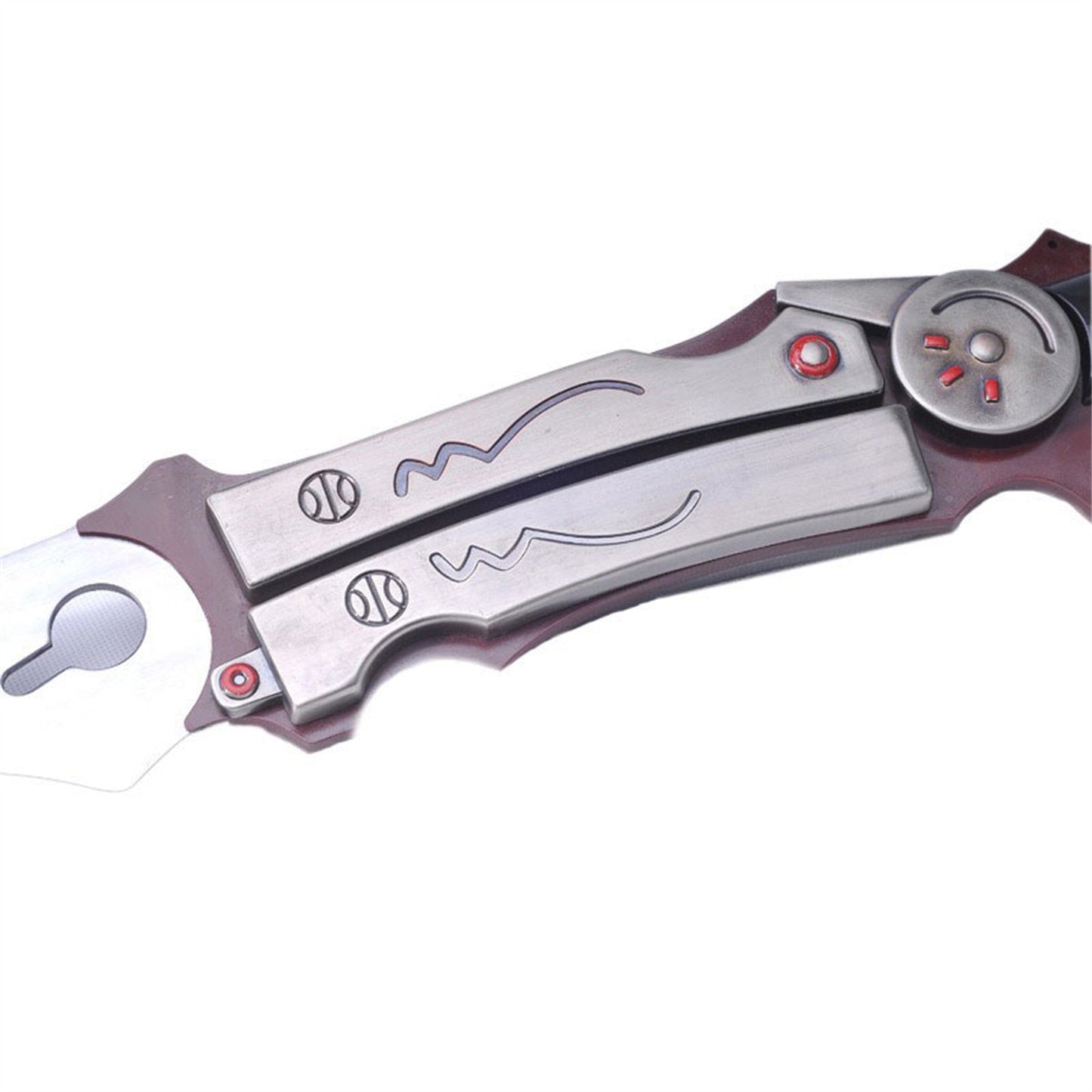 Blazefire Saber Lightning Gunblade IRL Steel Replica
