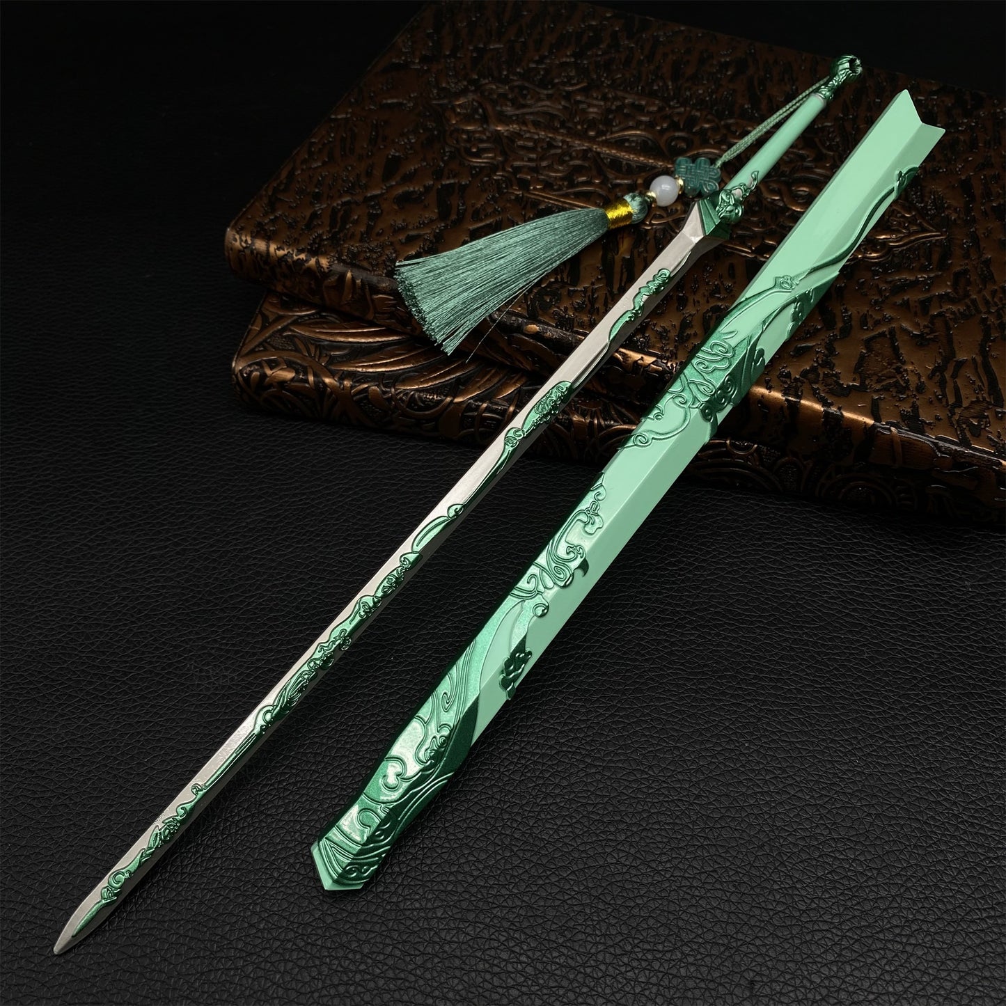 Game Peripherals Blue Sea Sword Metal Replica