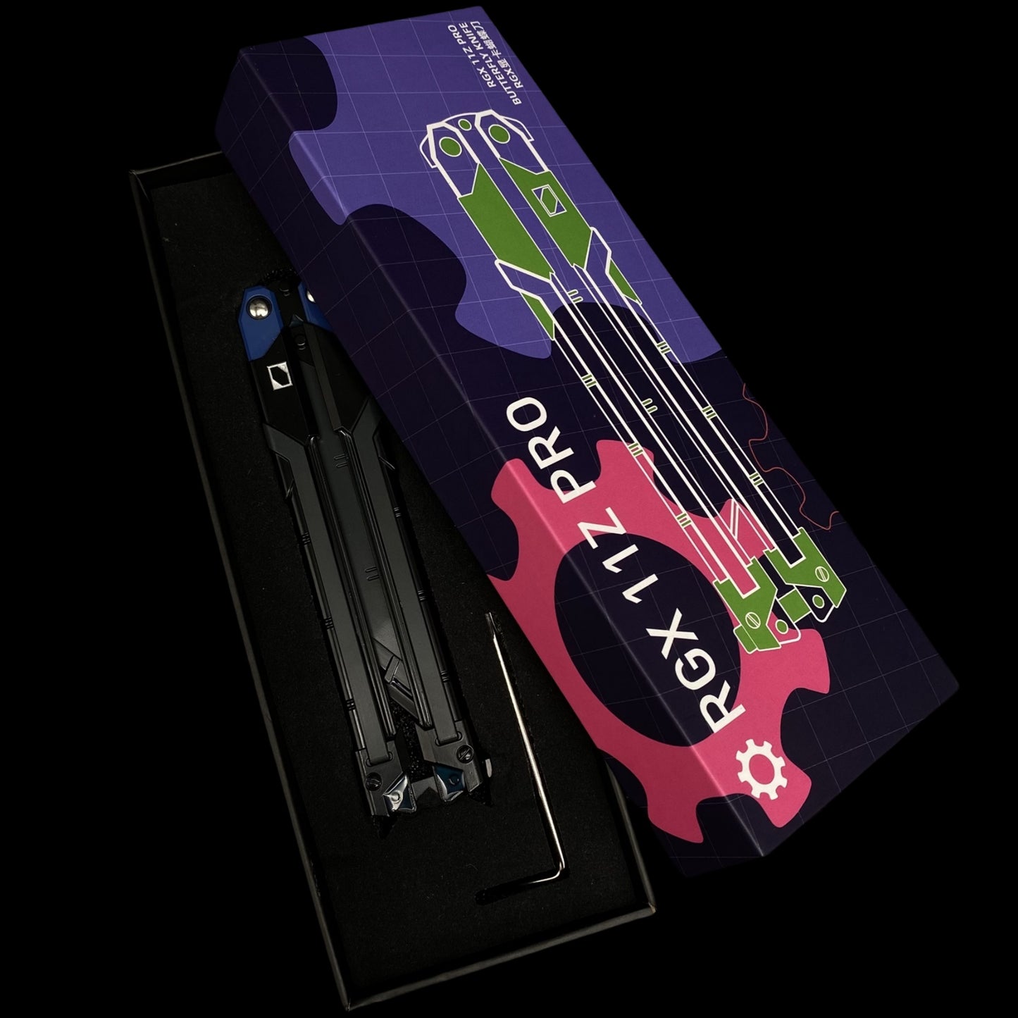 Blue RGX Knife RGX Blade 2 In 1 Pack
