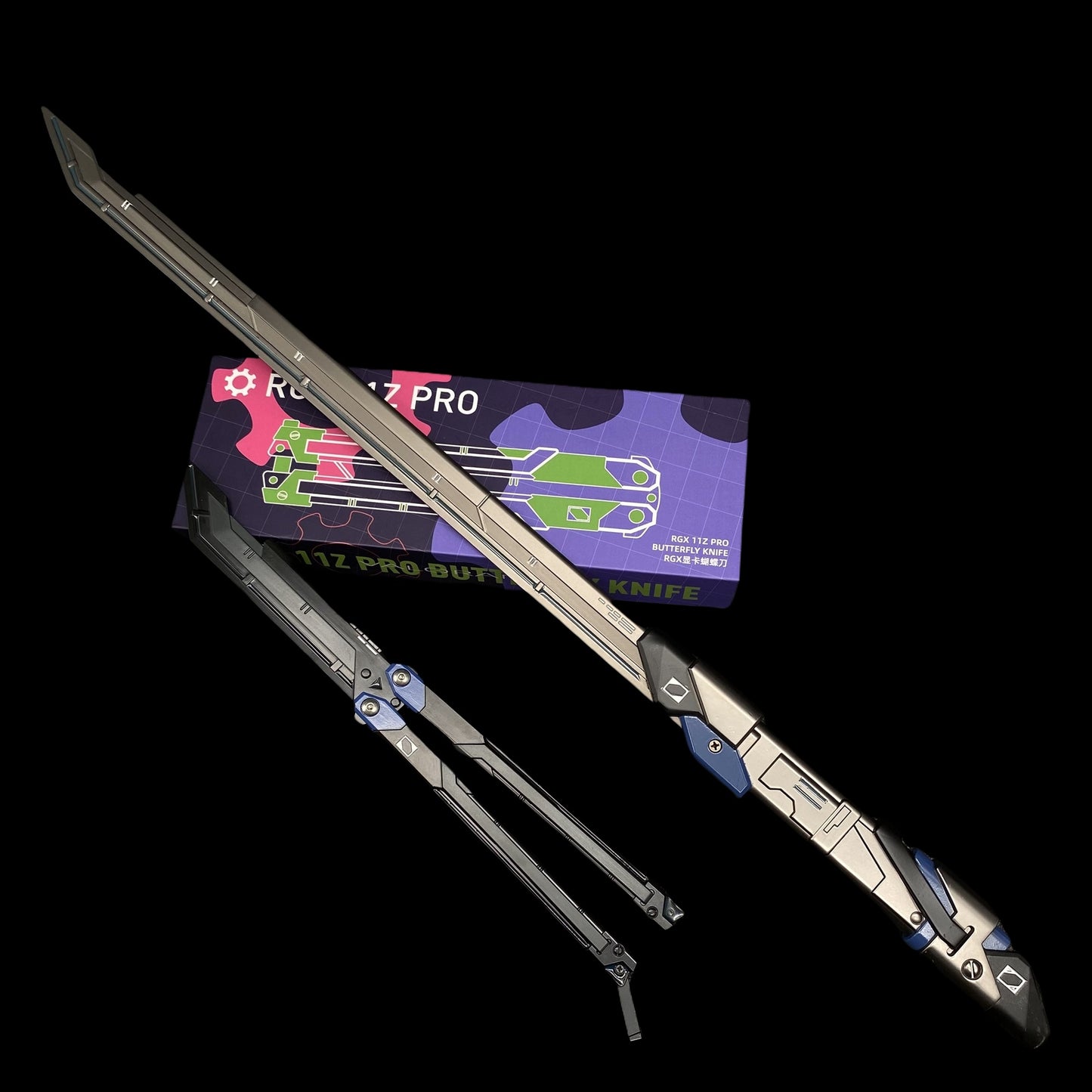 Blue RGX Knife RGX Blade 2 In 1 Pack