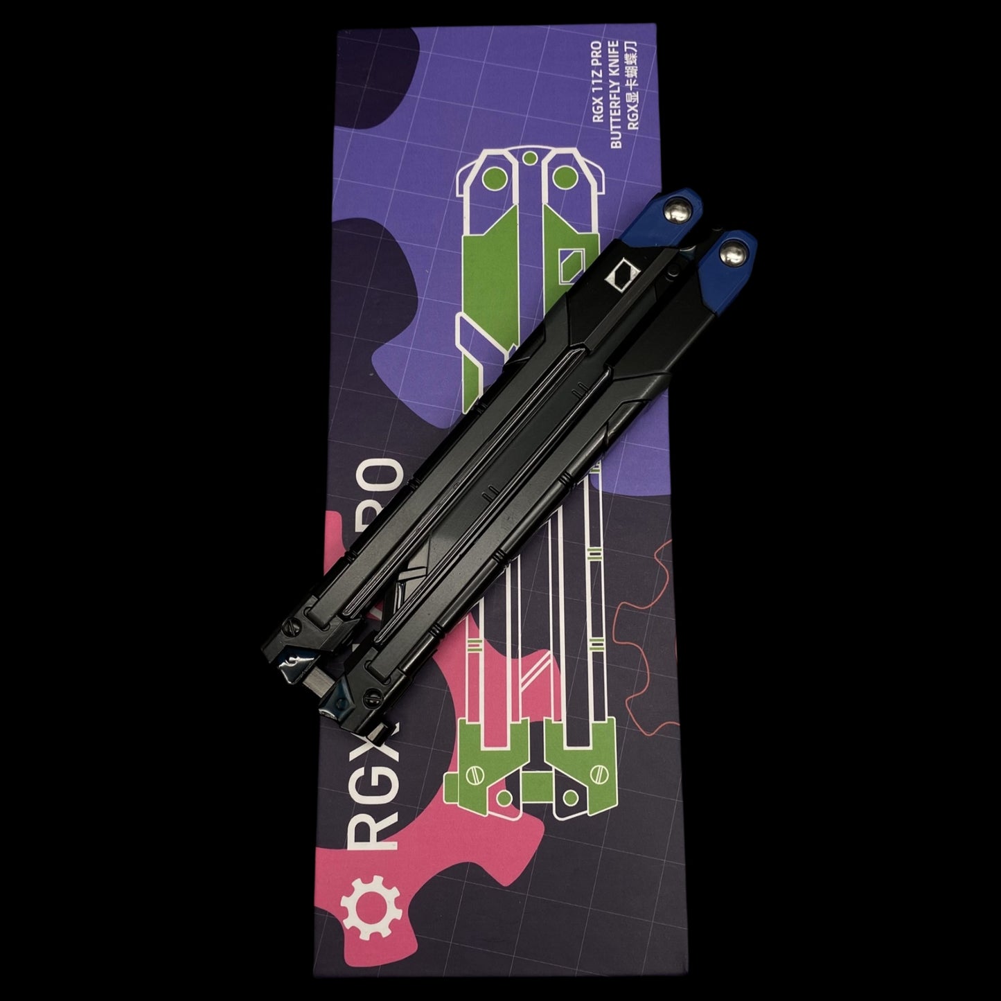 Blue RGX Knife RGX Blade 2 In 1 Pack