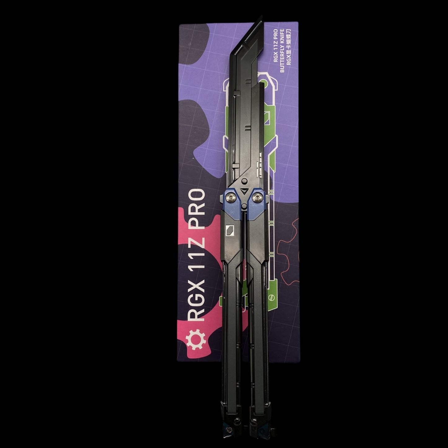 Blue RGX Knife RGX Blade 2 In 1 Pack