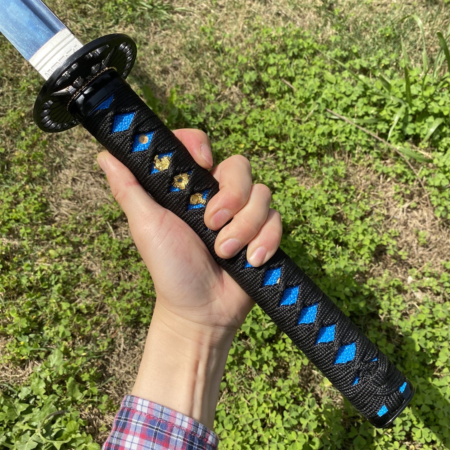 Carbon Steel Straight Blade Samurai Katana