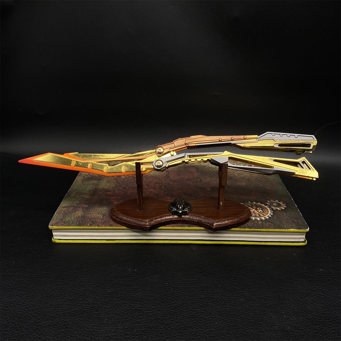 Blazing Light Butterfly Knife Fan Metal Replica