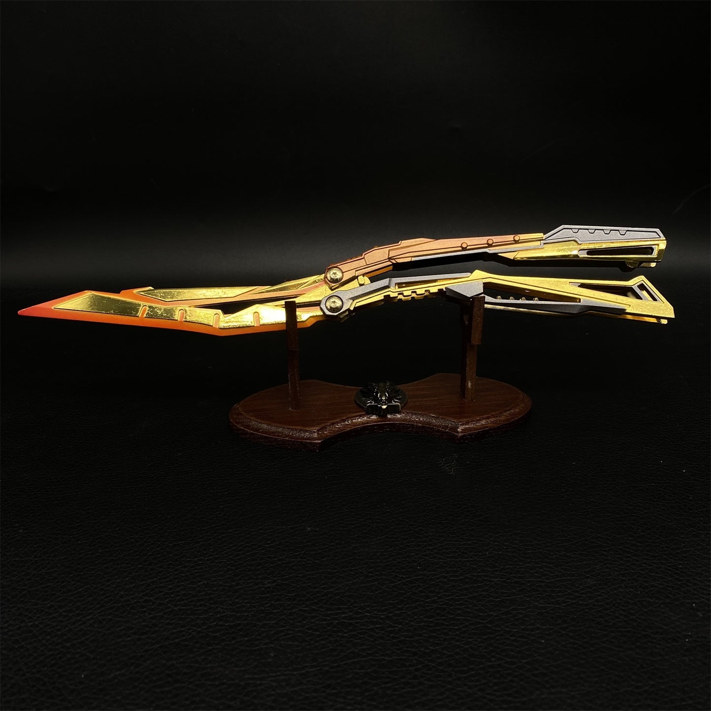 Blazing Light Butterfly Knife Fan Metal Replica