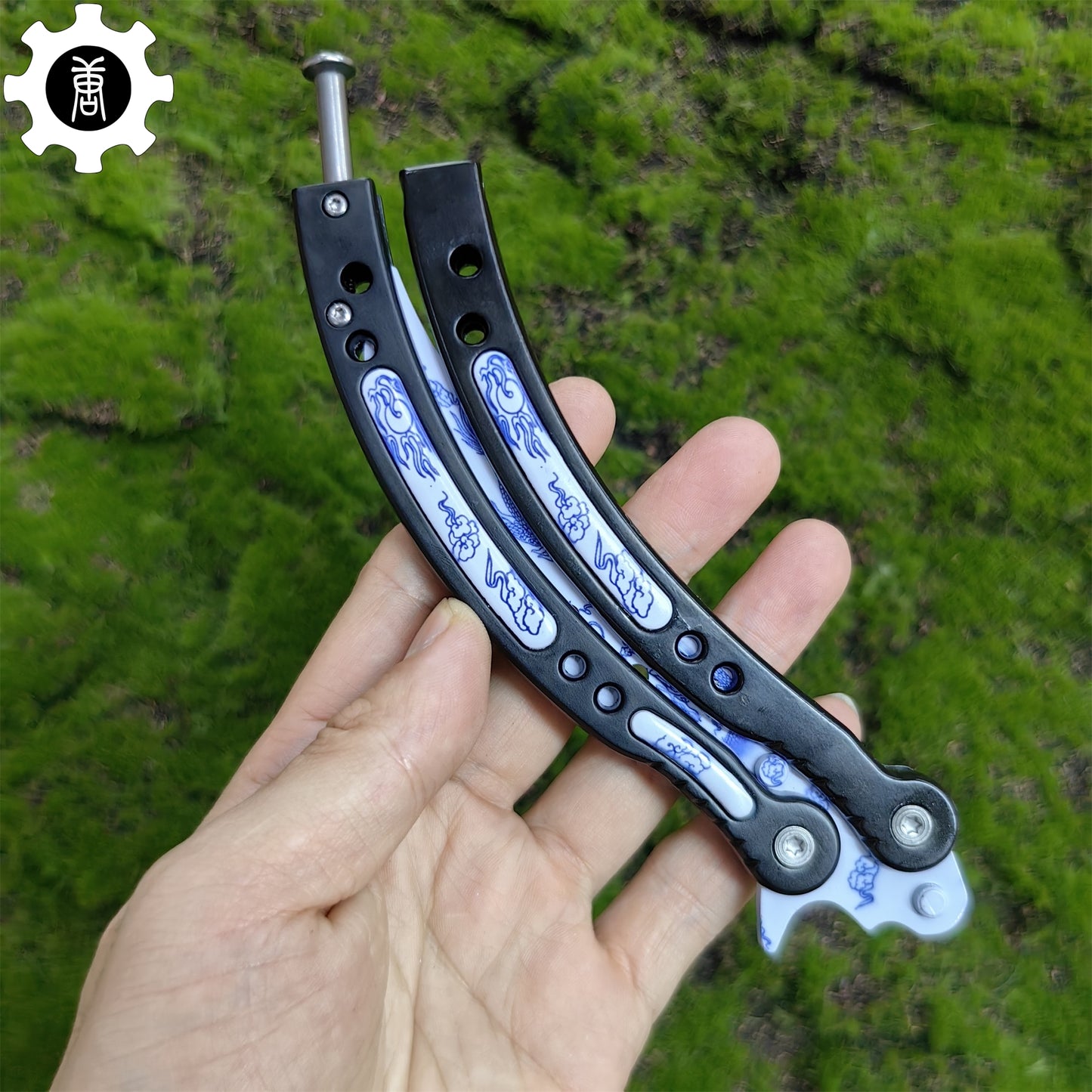 Game Butterfly Knife Azure Dragon Balisong Trainer